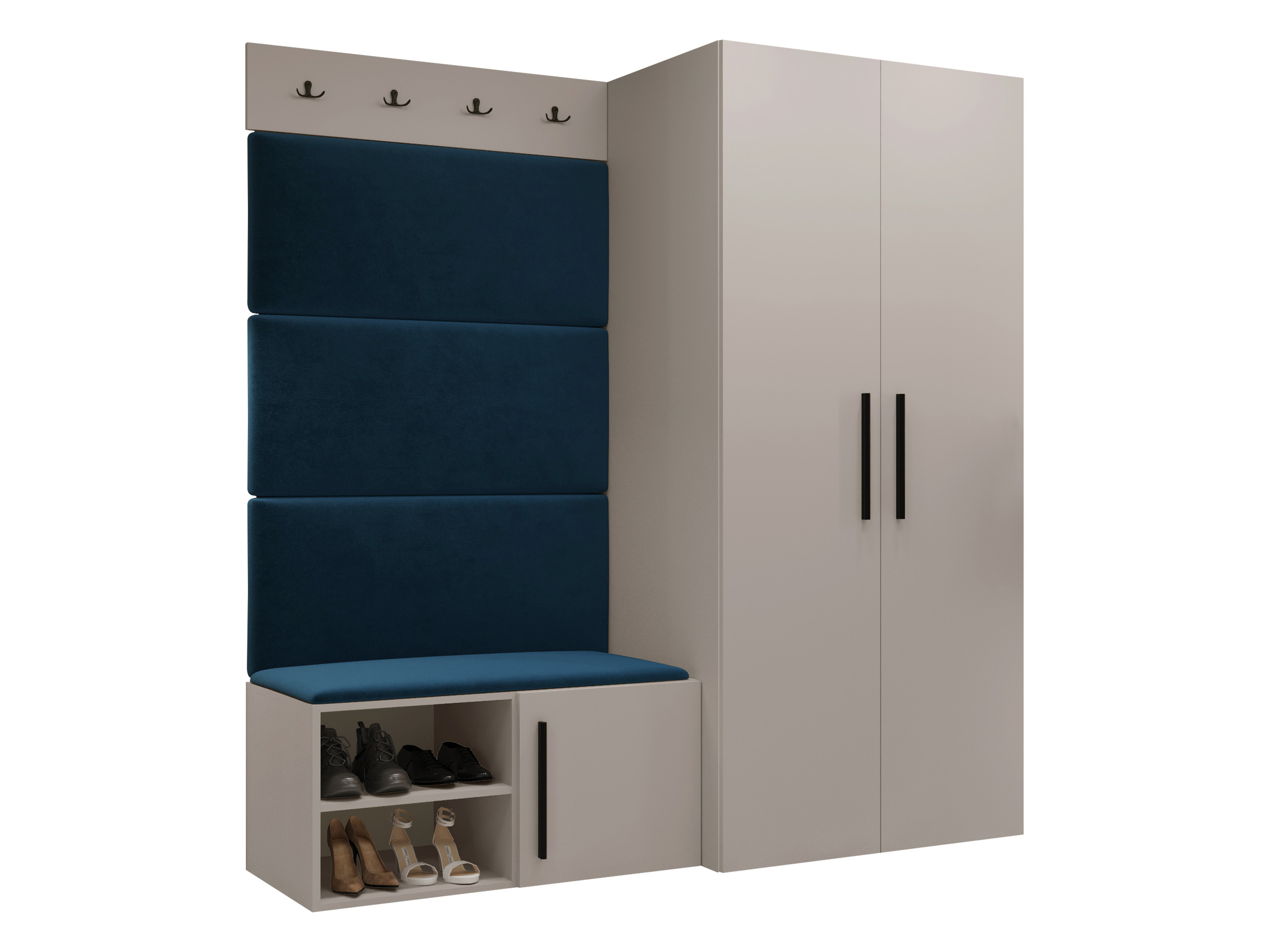 Conjunto para recibidor Nitos I (Cachemira)