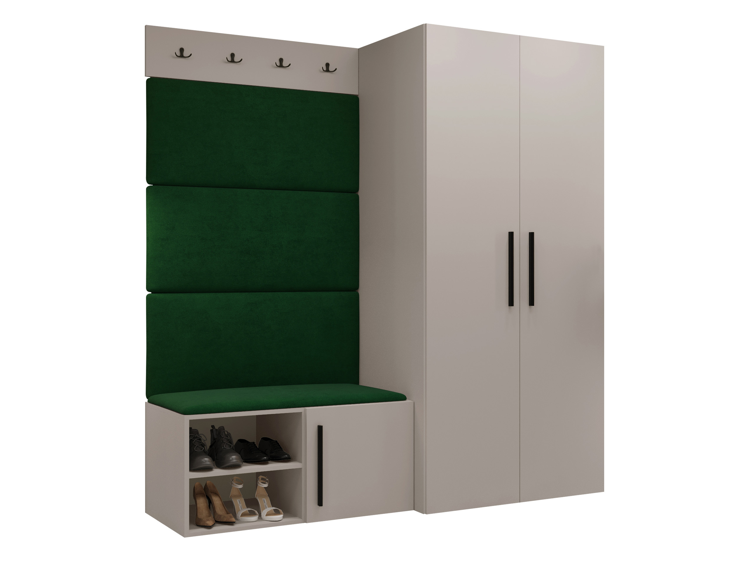 Conjunto para recibidor Nitos I (Cachemira)