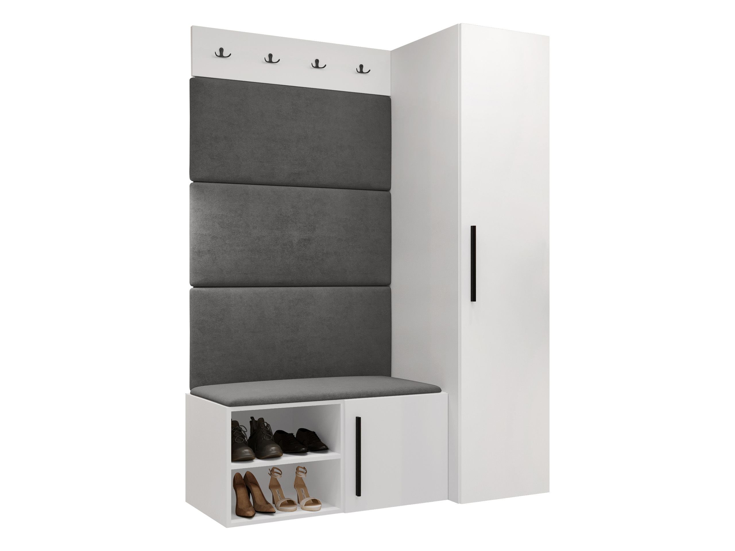 Conjunto para recibidor Nitos II (Blanco)