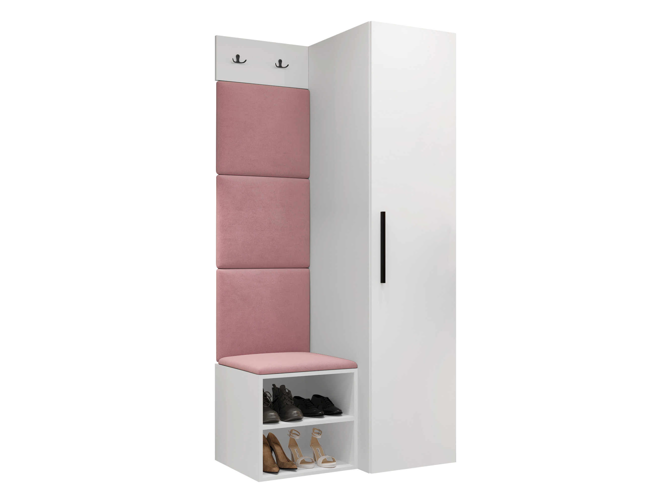 Conjunto para recibidor Nitos III (Blanco)