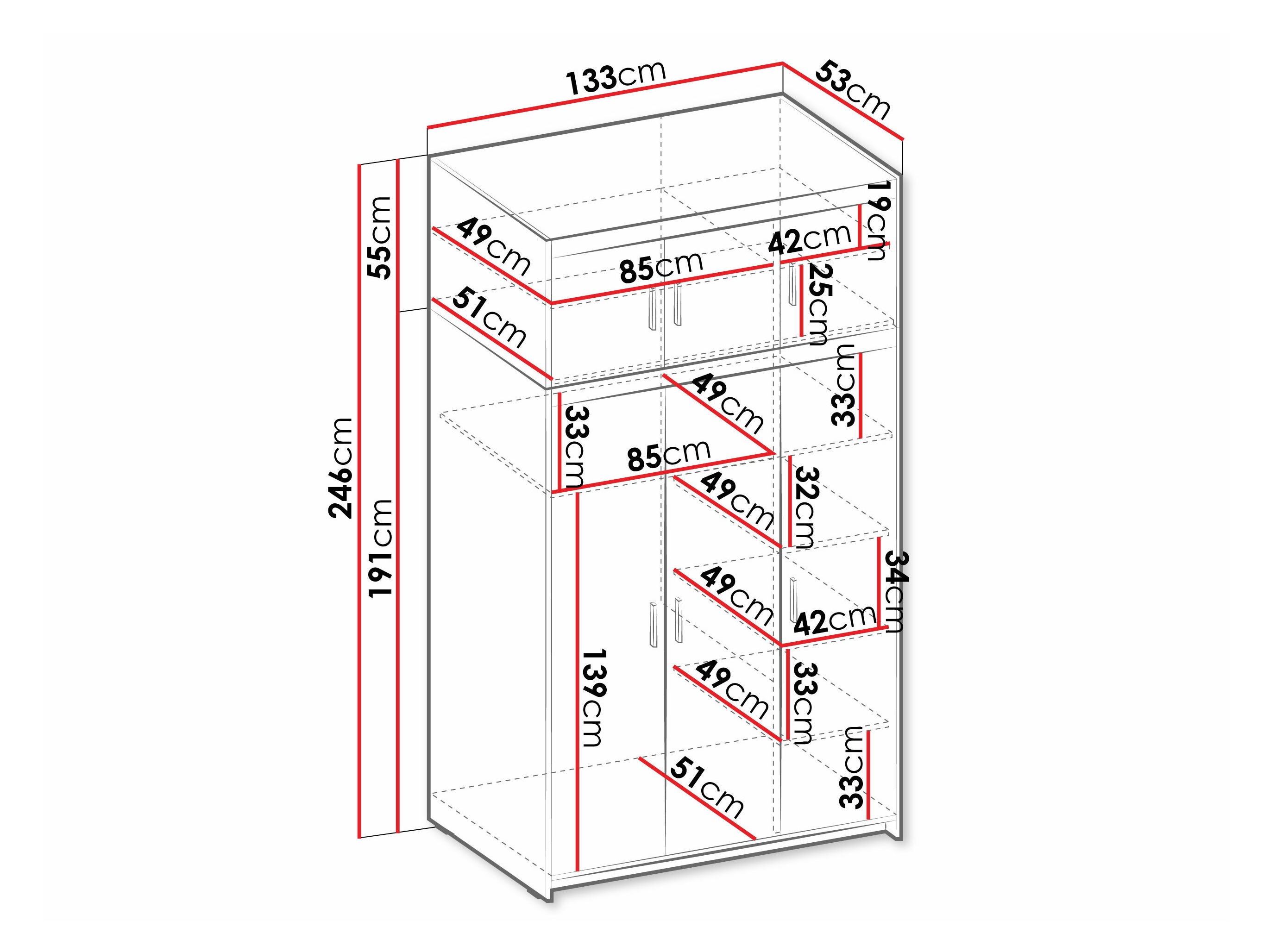 Armario Novduni 104 (Blanco)