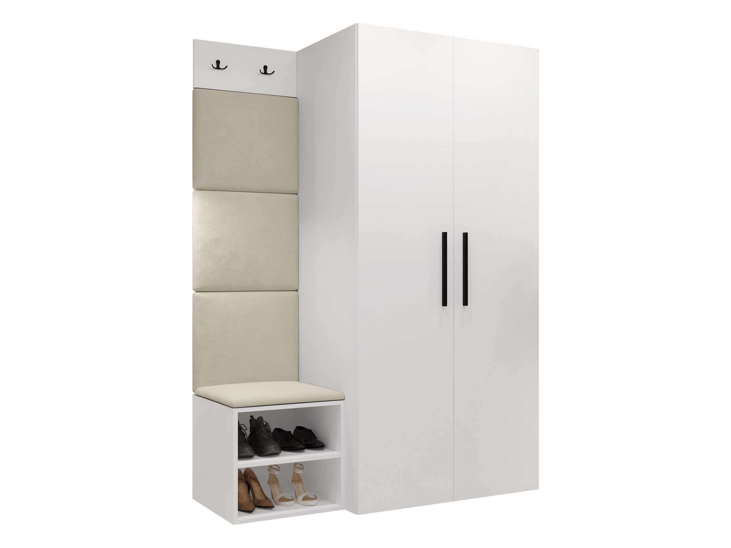 Conjunto para recibidor Hartford 523 (Blanco)