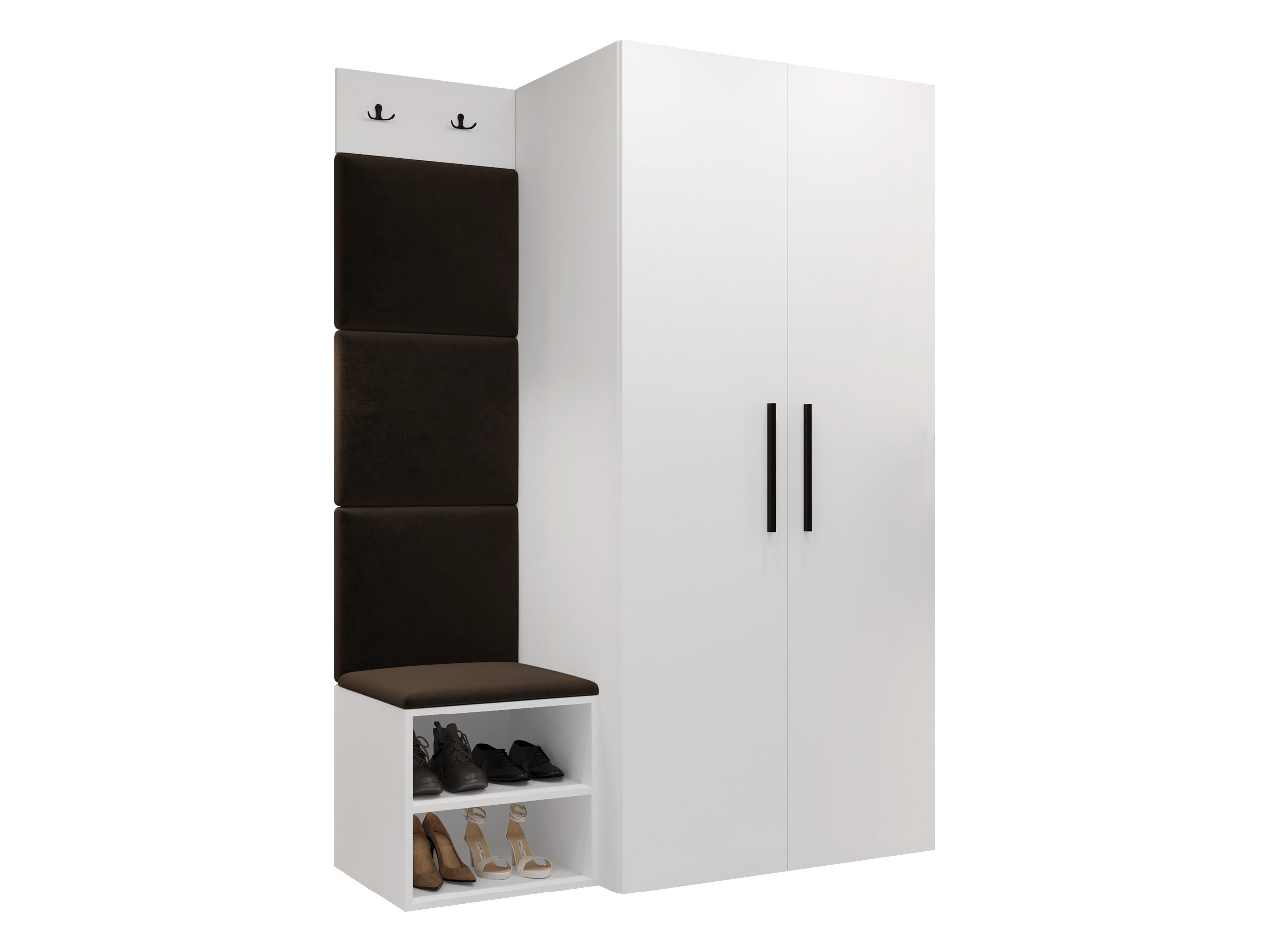 Conjunto para recibidor Hartford 523 (Blanco)