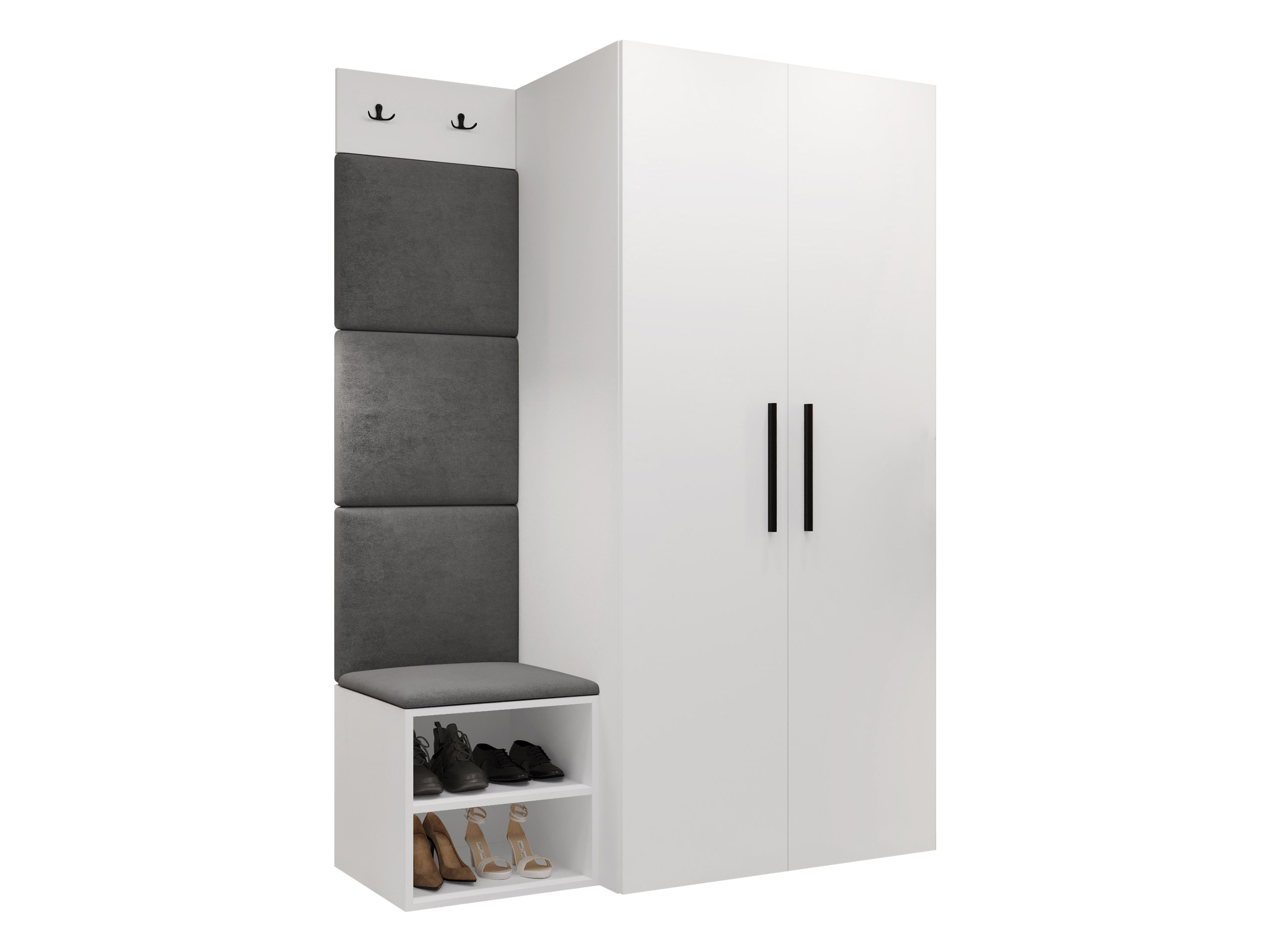 Conjunto para recibidor Hartford 523 (Blanco)