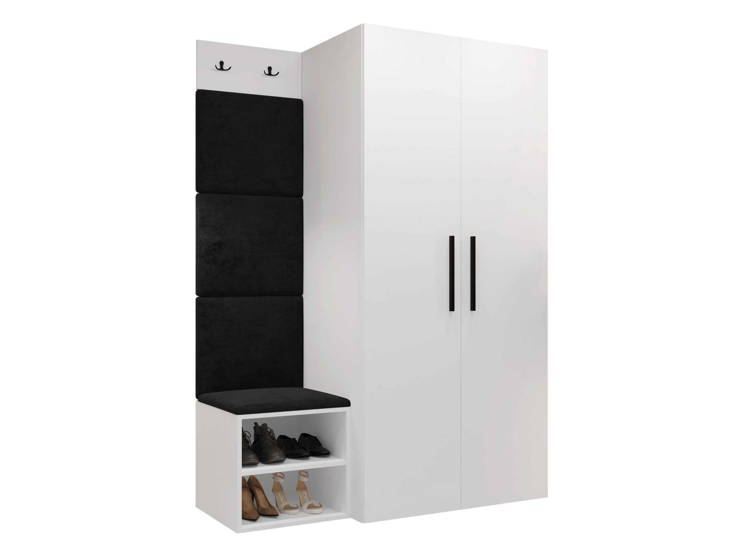 Conjunto para recibidor Hartford 523 (Blanco)