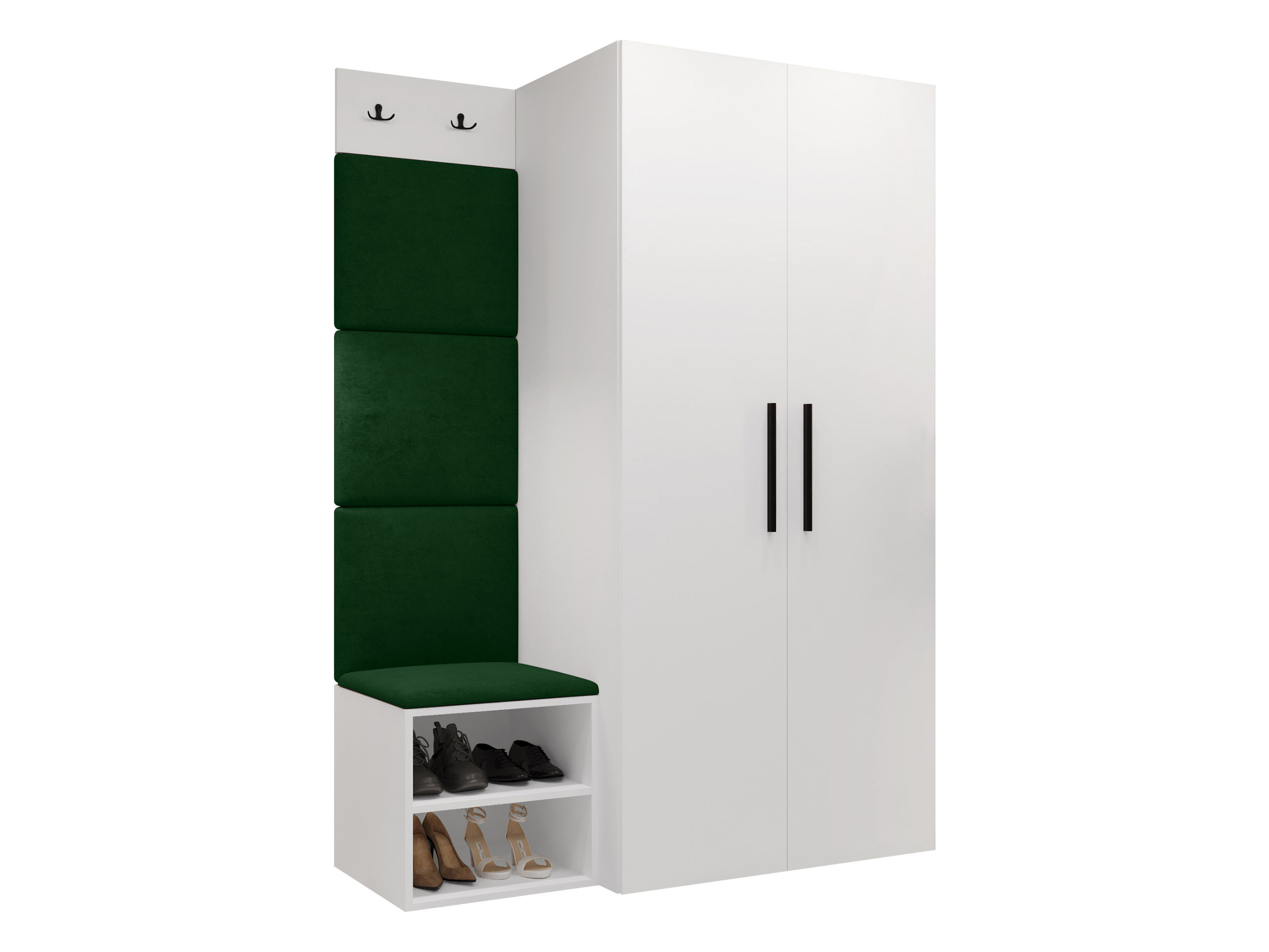 Conjunto para recibidor Hartford 523 (Blanco)