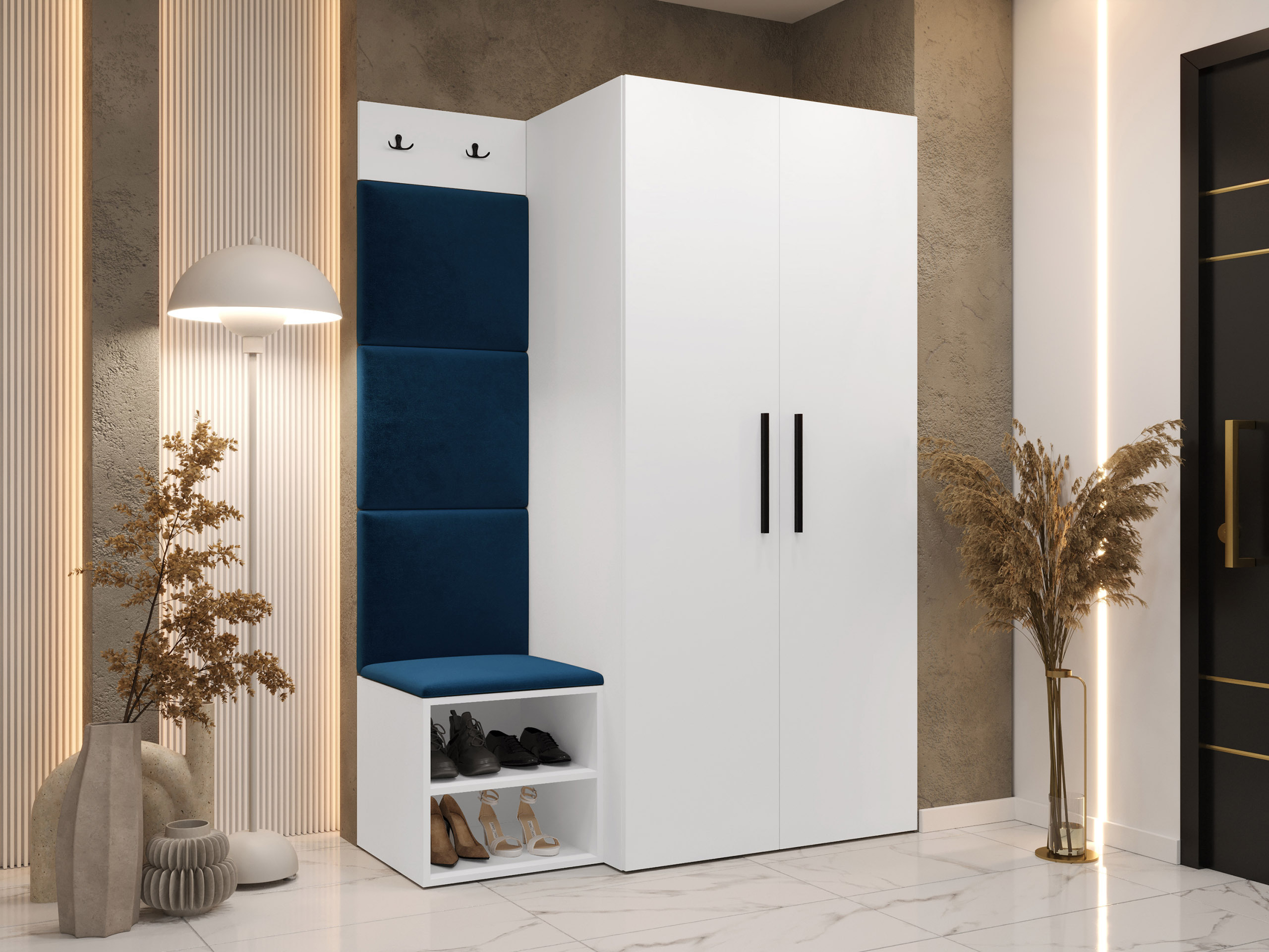 Conjunto para recibidor Nitos IV (Blanco)