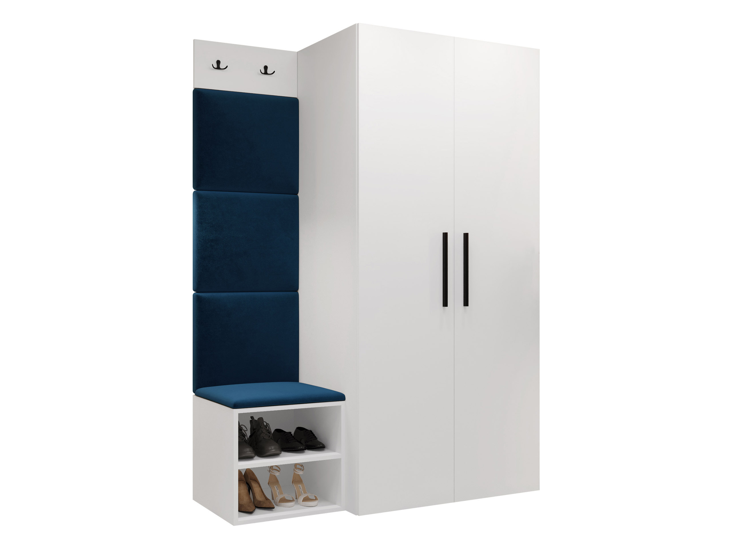 Conjunto para recibidor Nitos IV (Blanco)