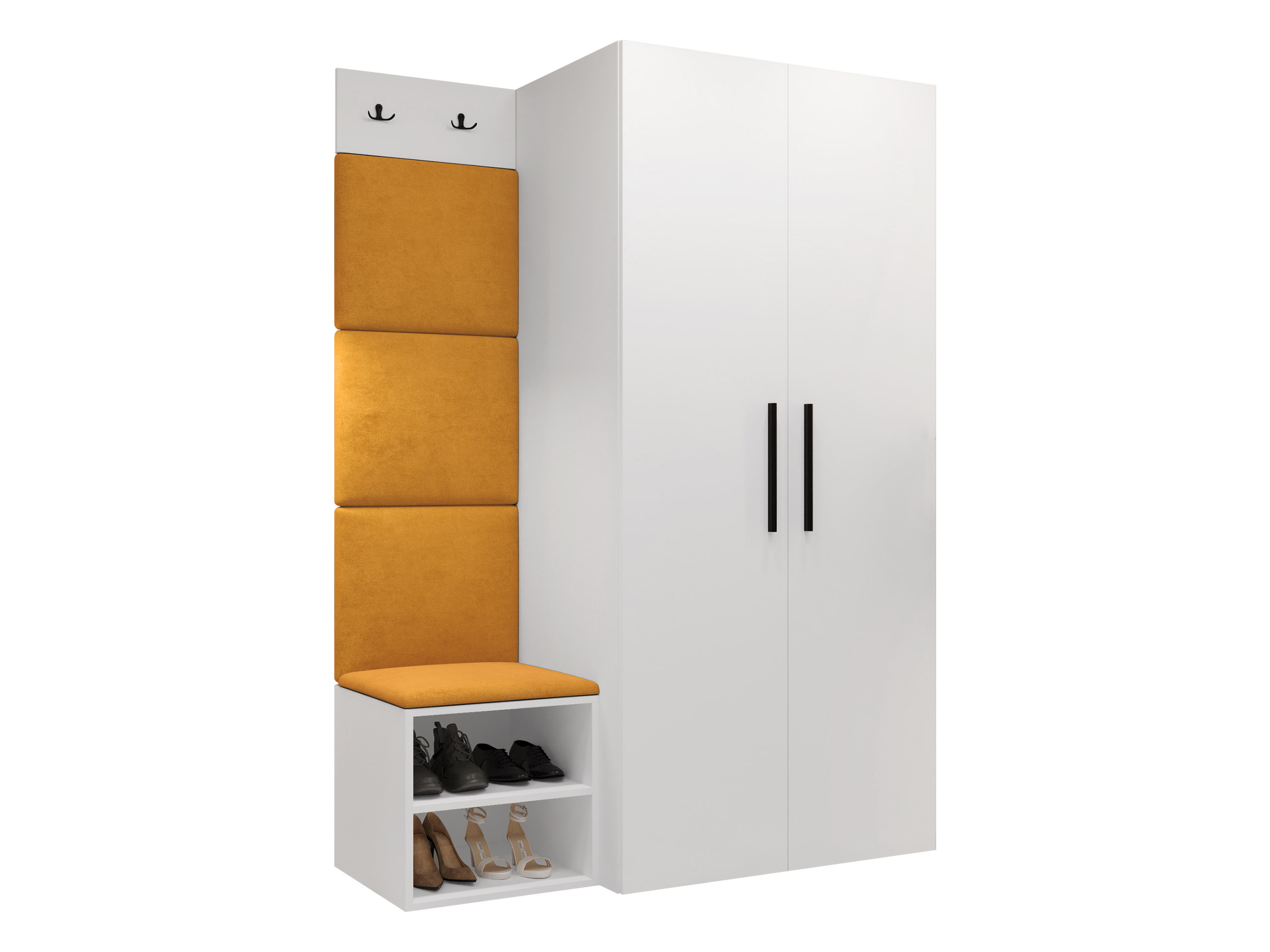 Conjunto para recibidor Nitos IV (Blanco)