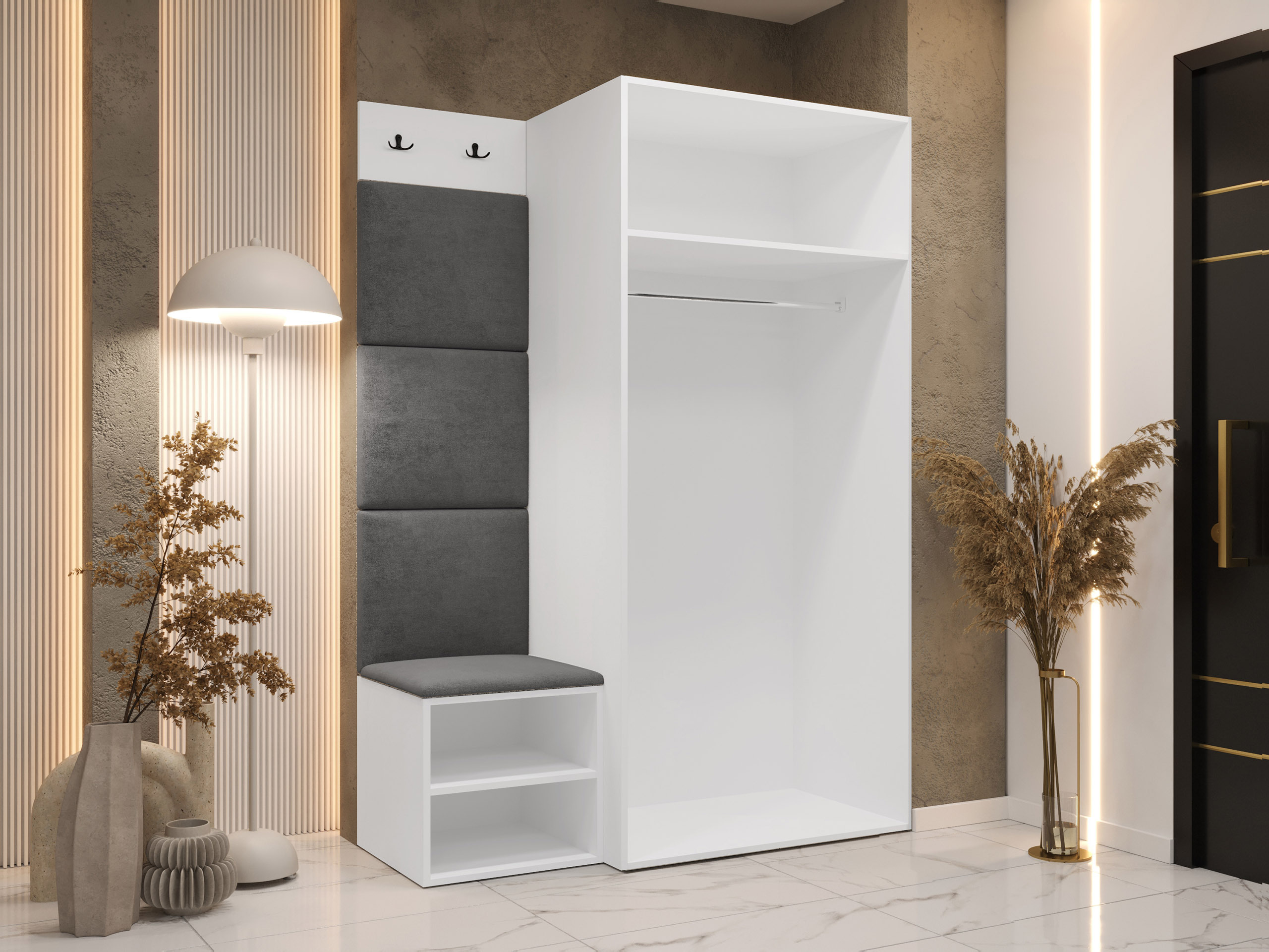 Conjunto para recibidor Nitos IV (Blanco)