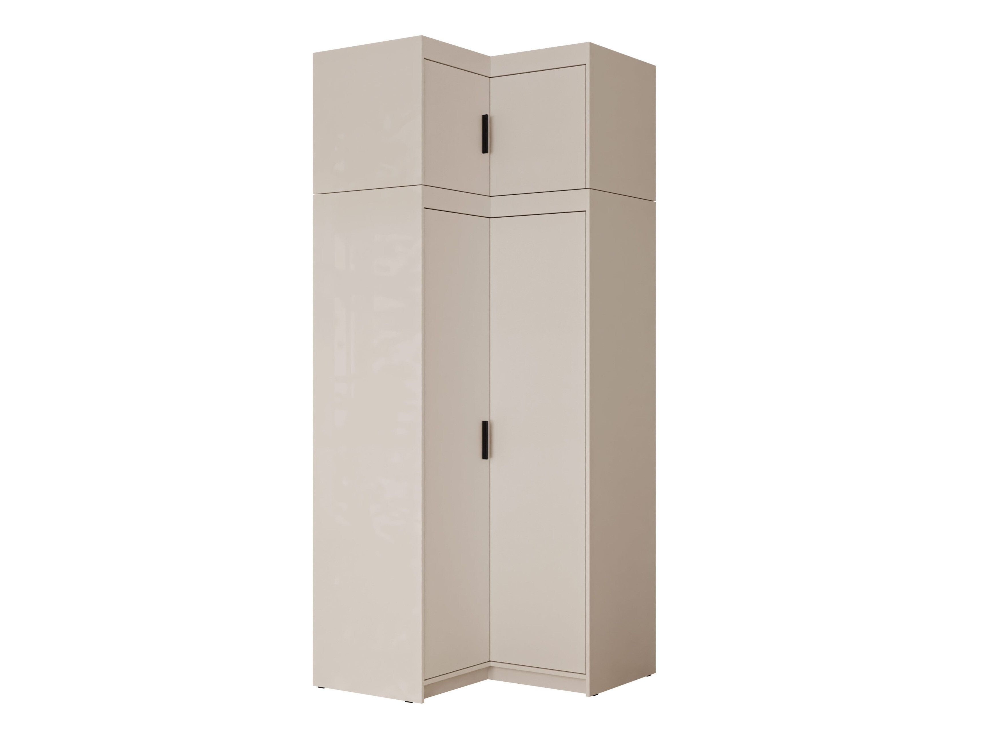 Armario de rincón Novduni 121 (Beige)