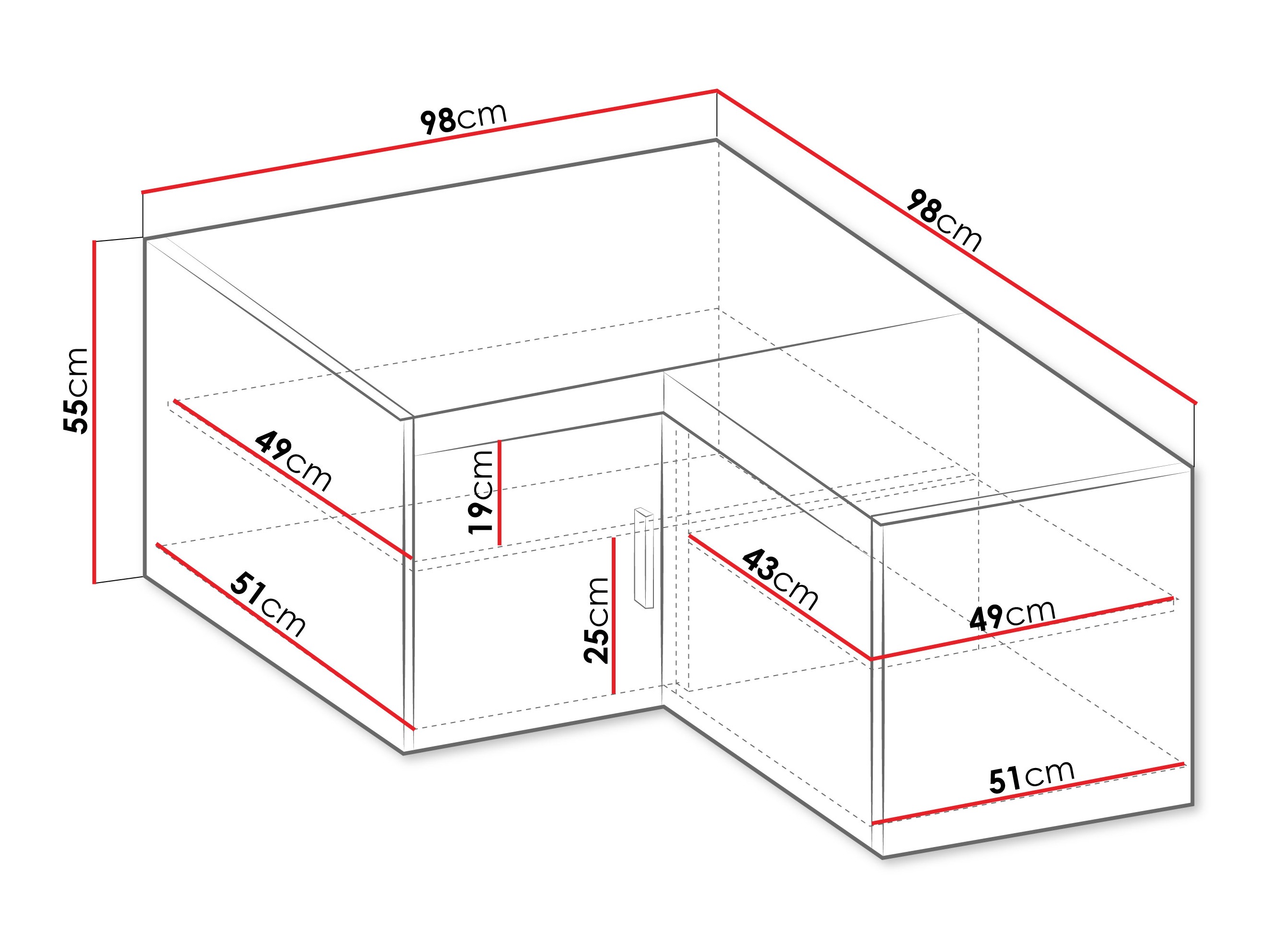 Rinconera Novduni 118 (Roble)