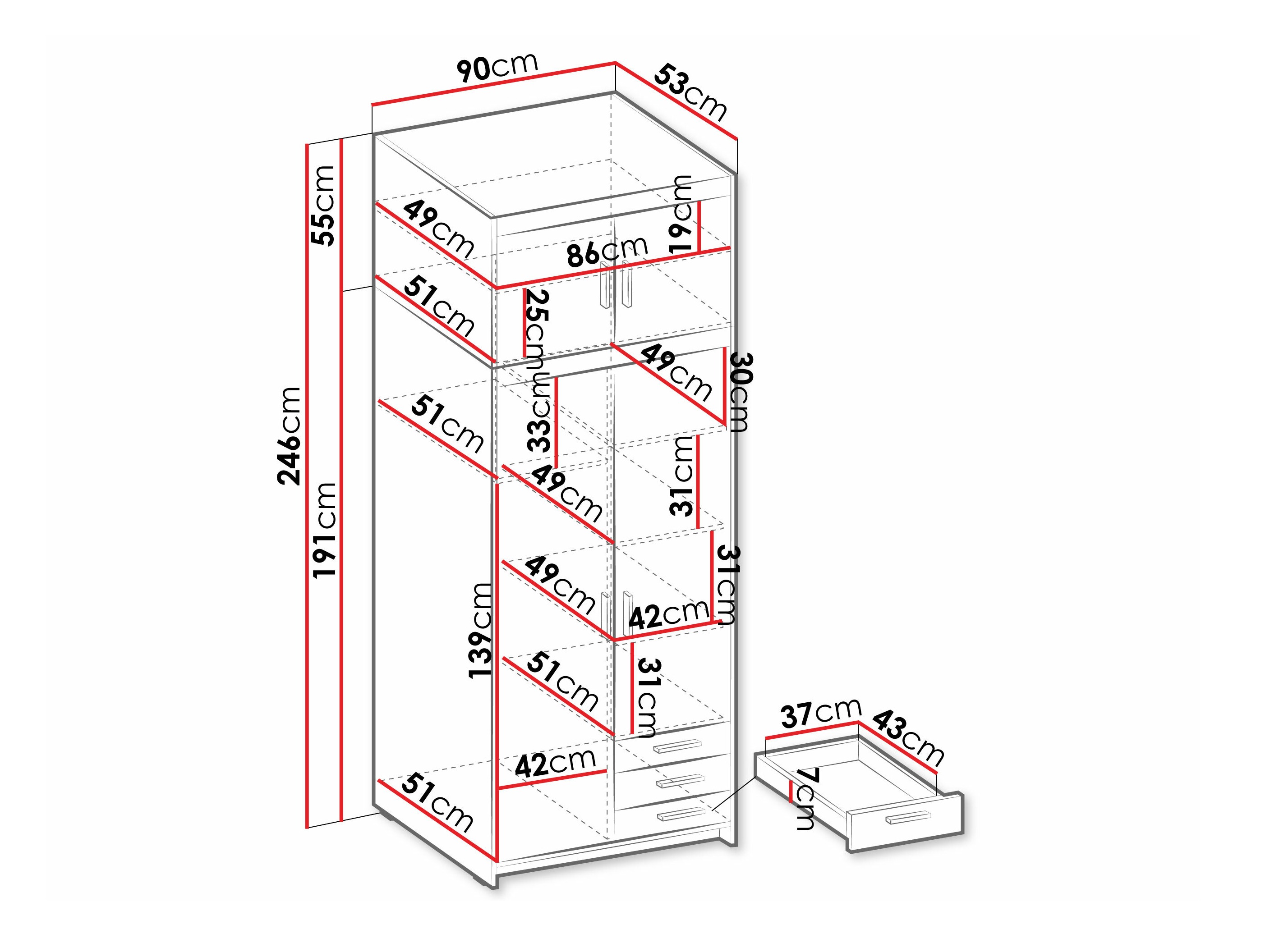 Armario Novduni 113 (Blanco)