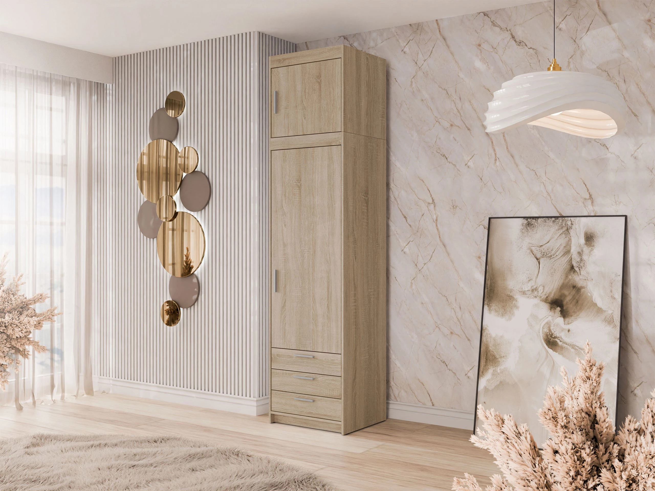 Estantería Novduni 111 (Roble Sonoma)