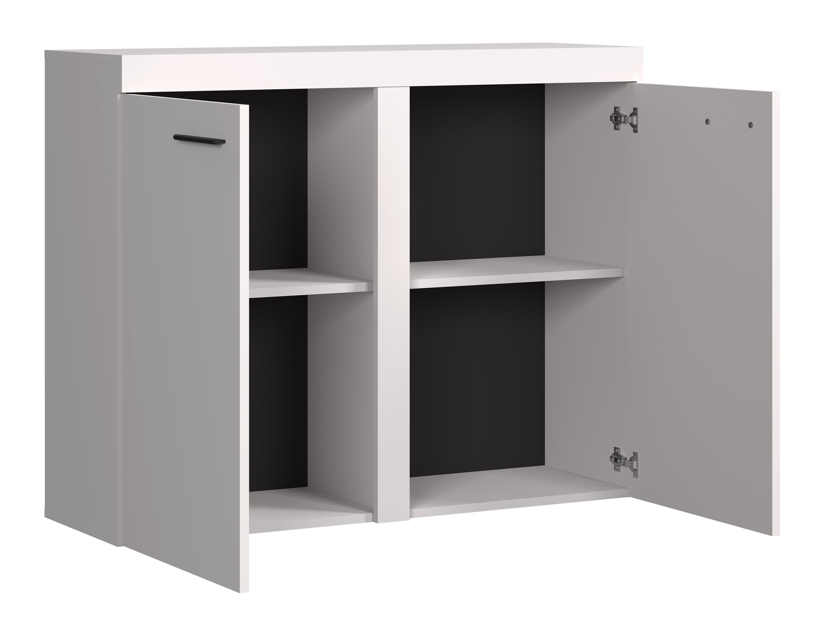 Aparador Tucson 120 (Blanco + Hormigón)