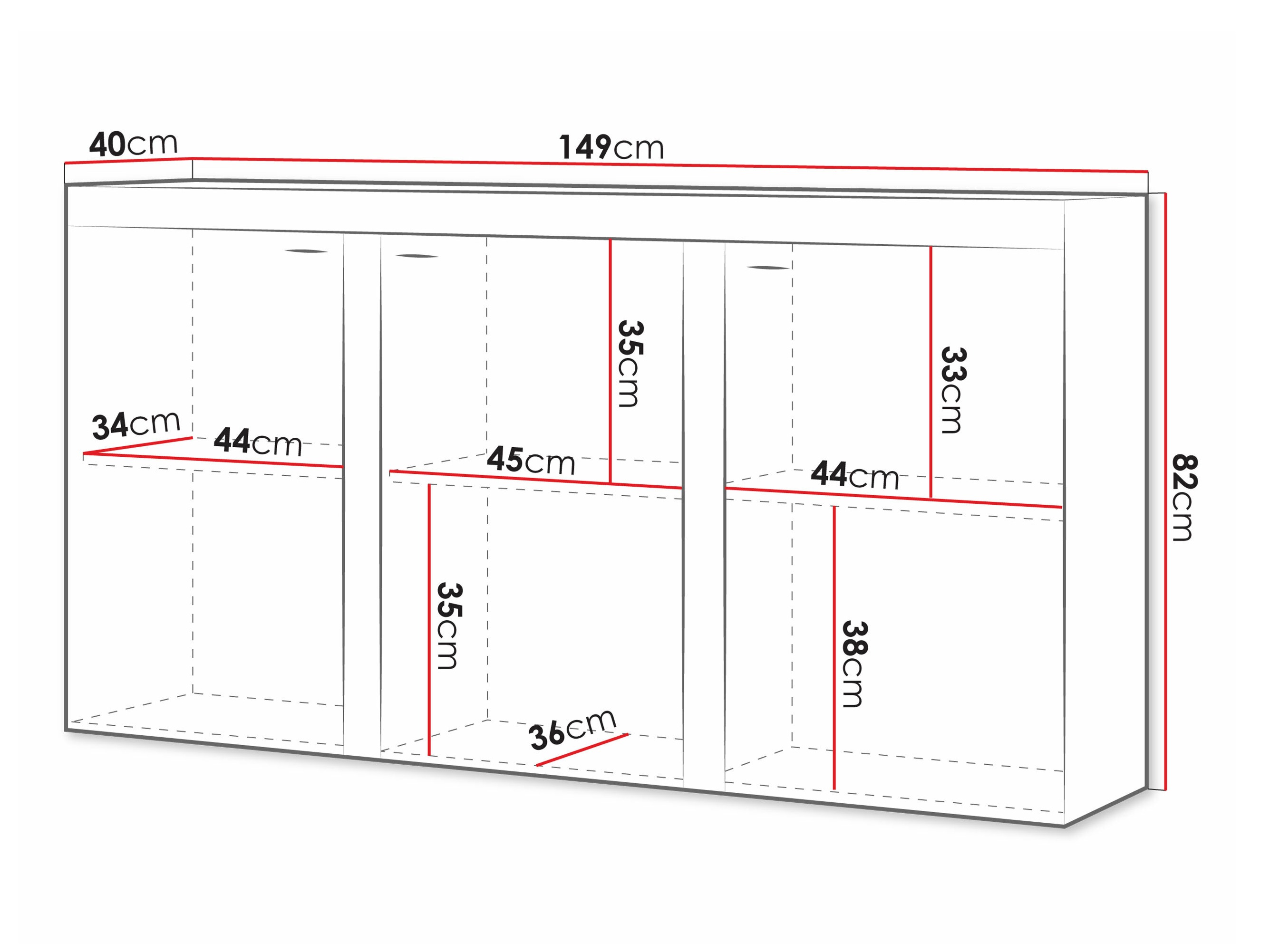 Aparador Tucson 121 (Blanco)