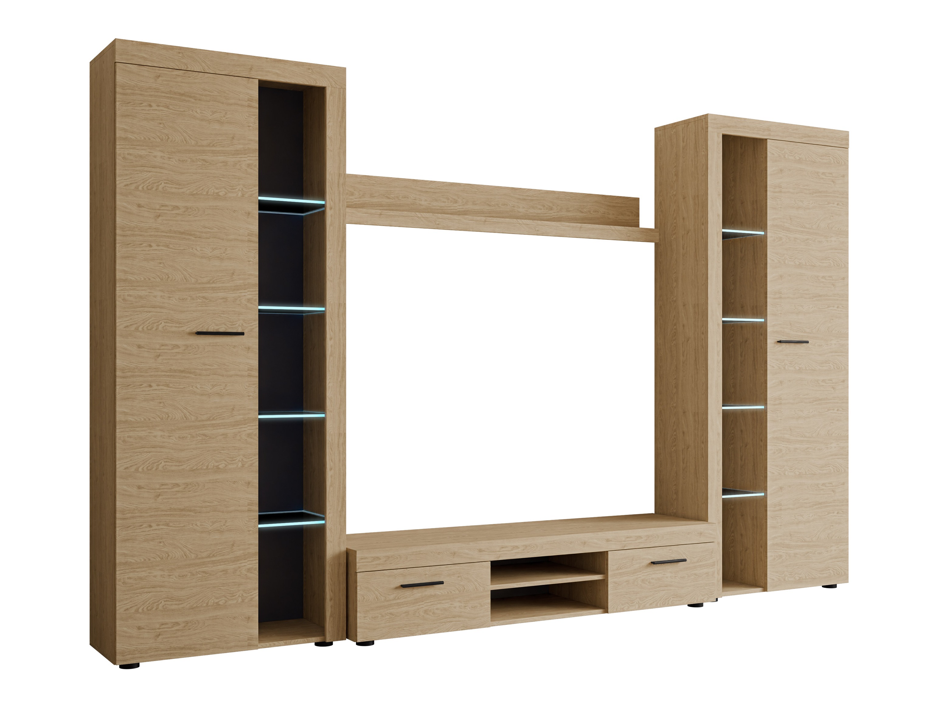 Conjunto de salón Tucson 107 (Roble)