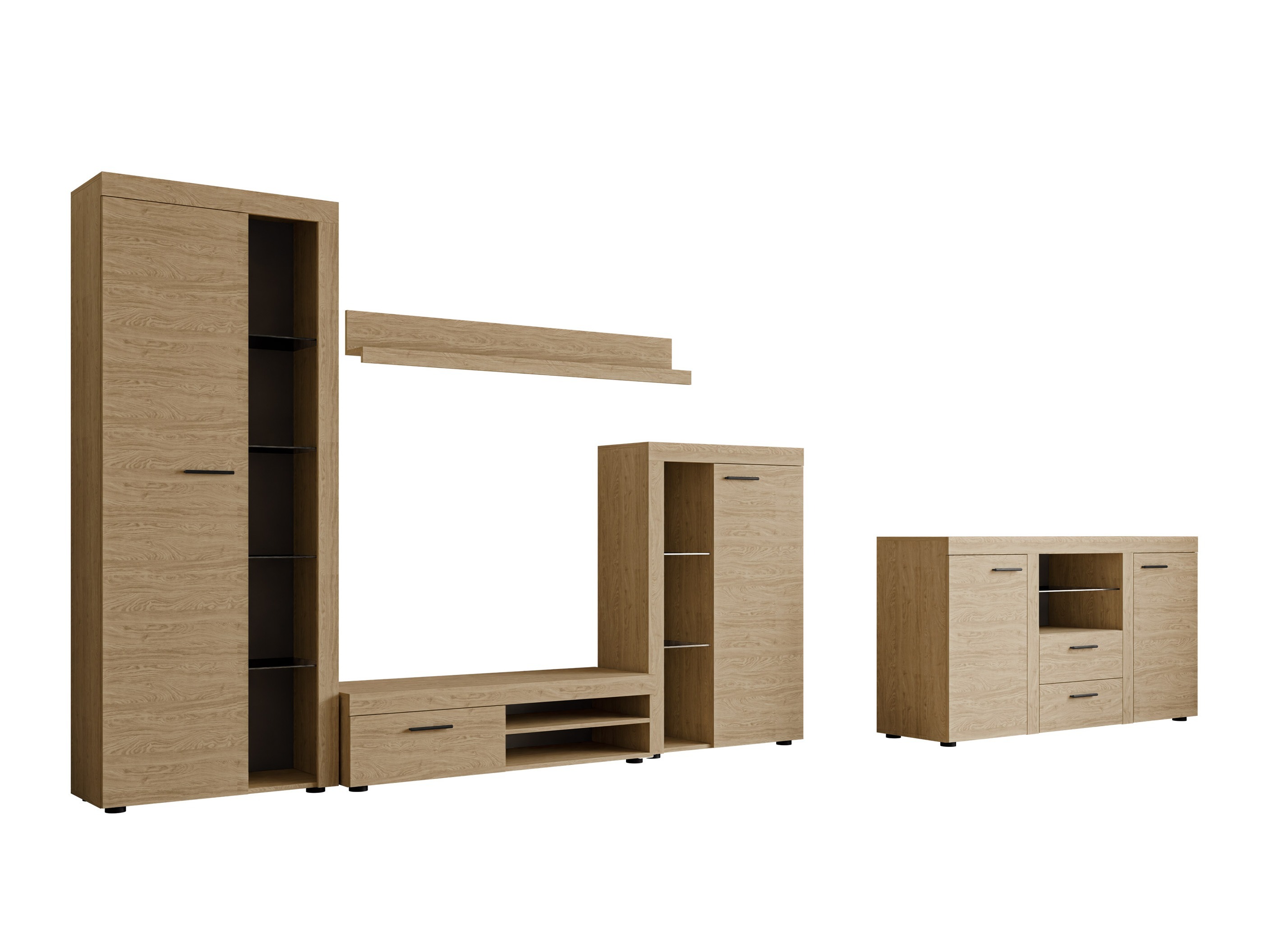 Conjunto de salón Univio I (Roble)