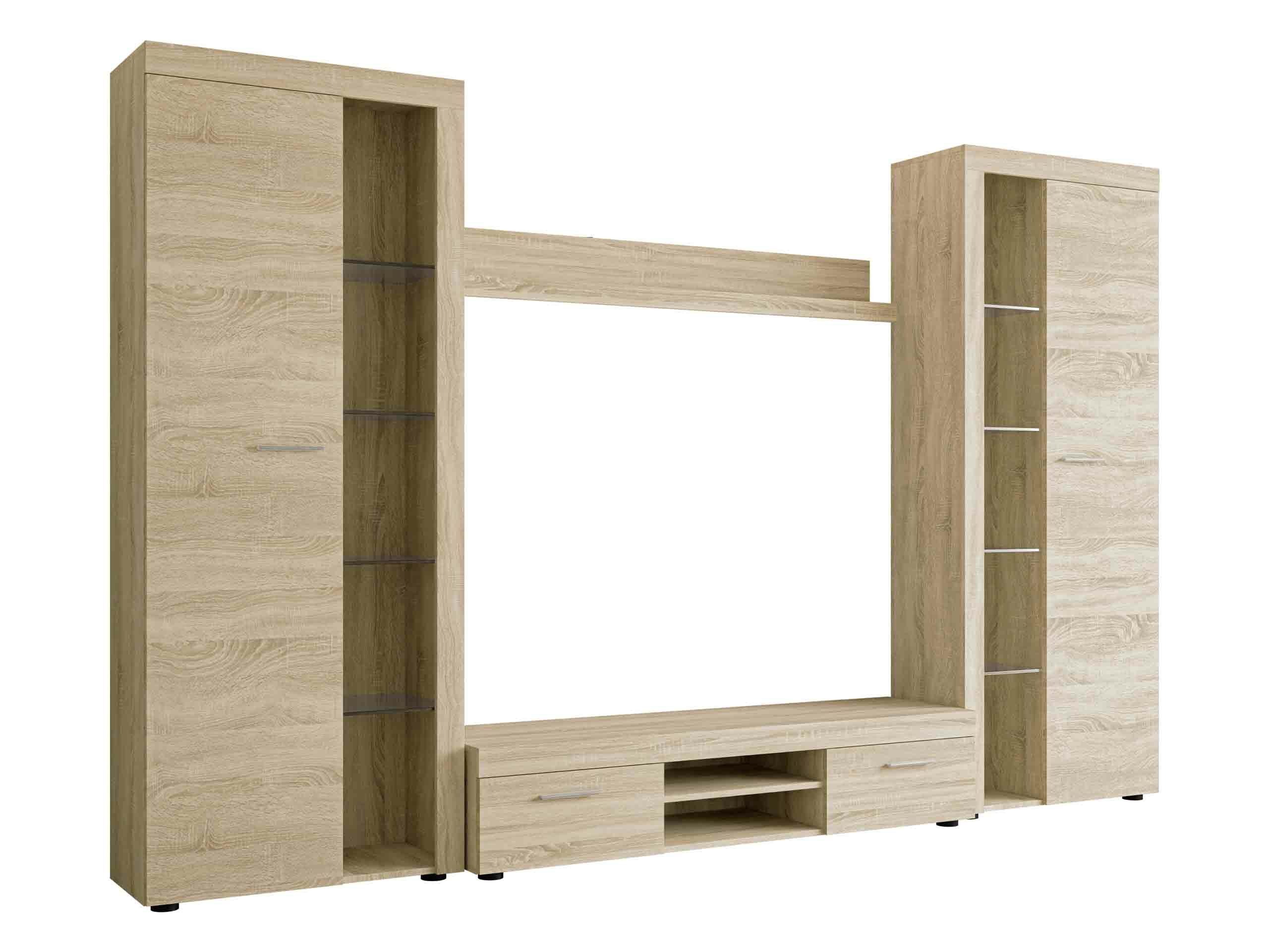 Conjunto de salón Univio II (Roble Sonoma)