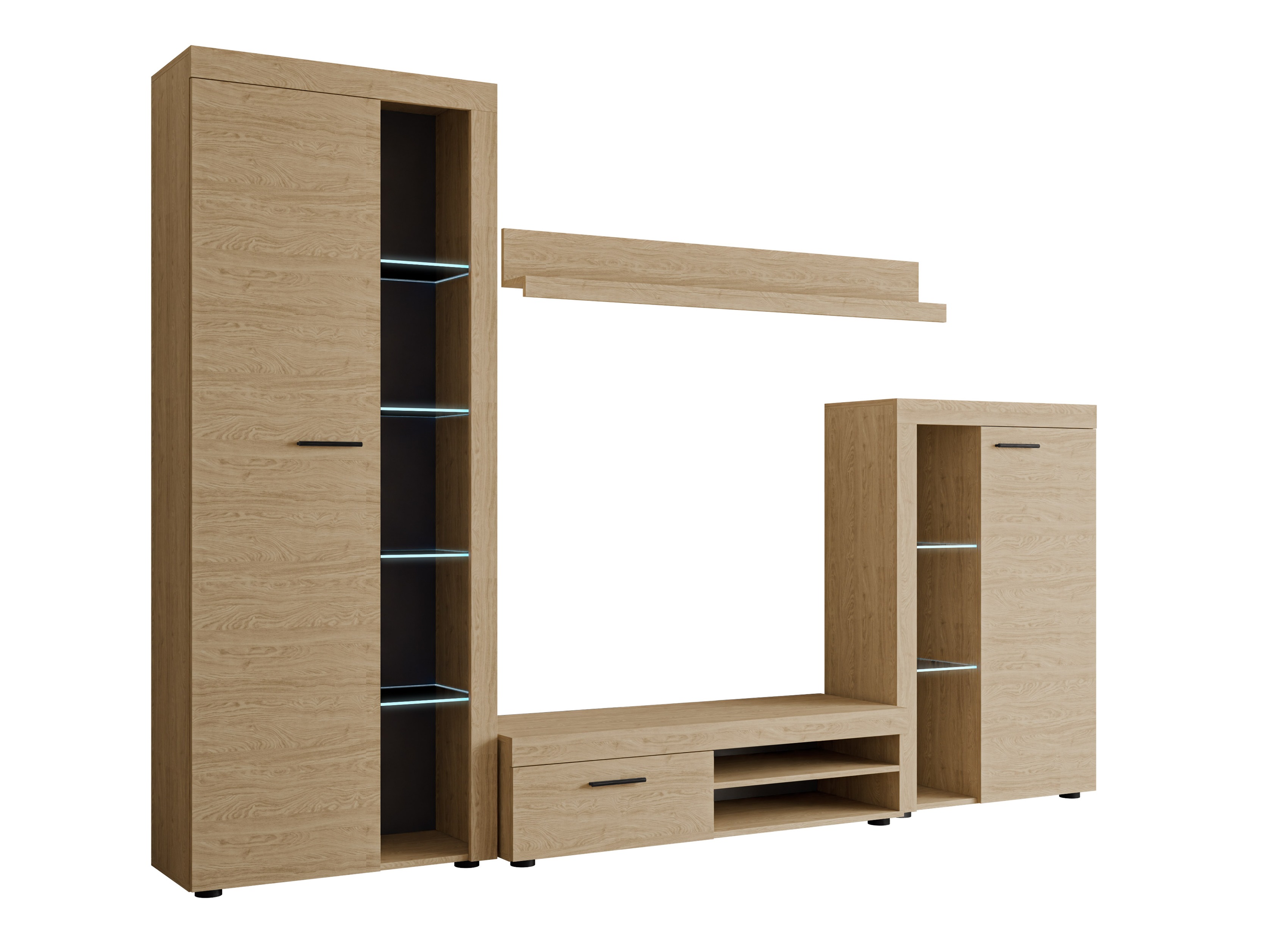 Conjunto de salón Univio (Roble)