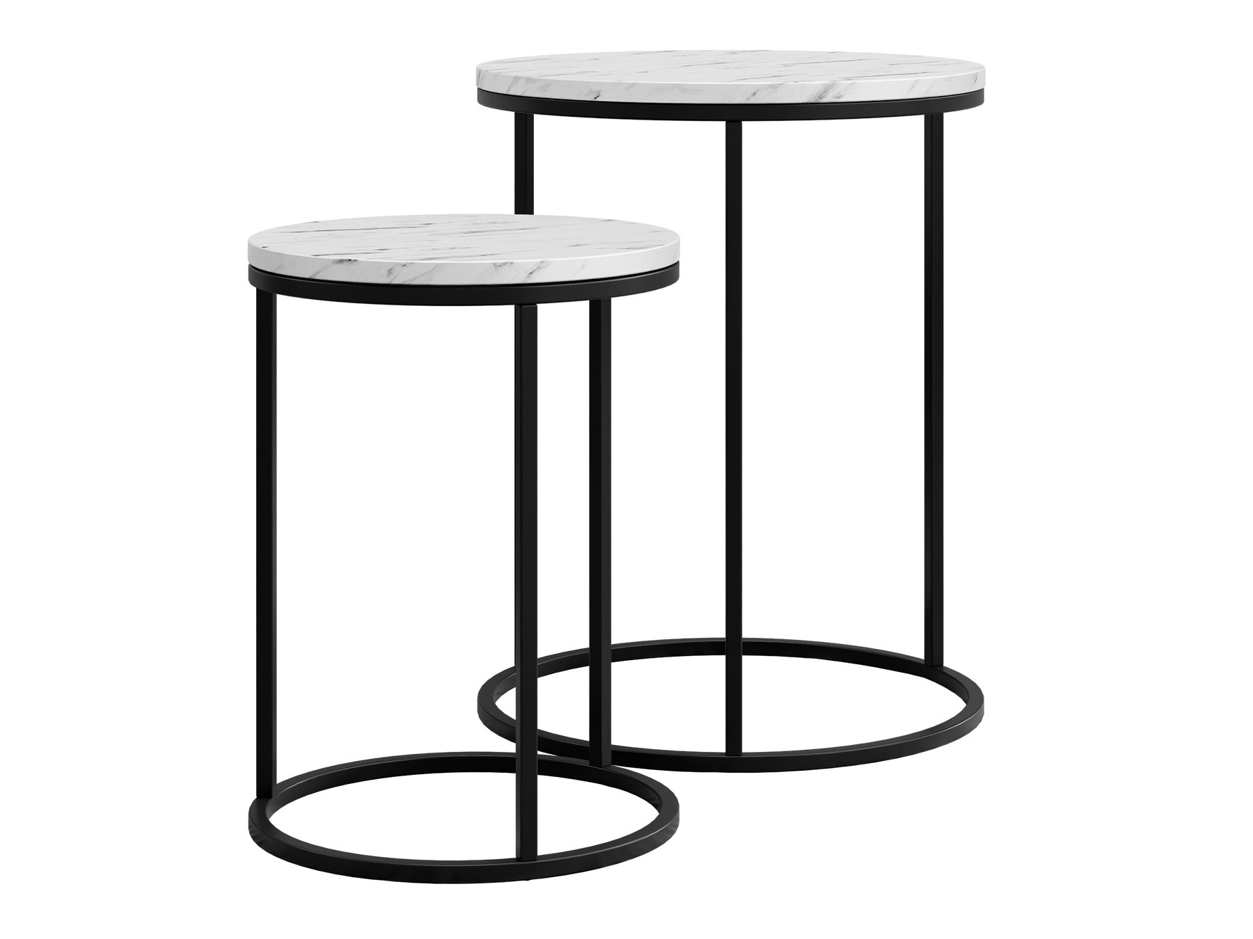 Conjunto de mesas auxiliares Iter (Blanco)