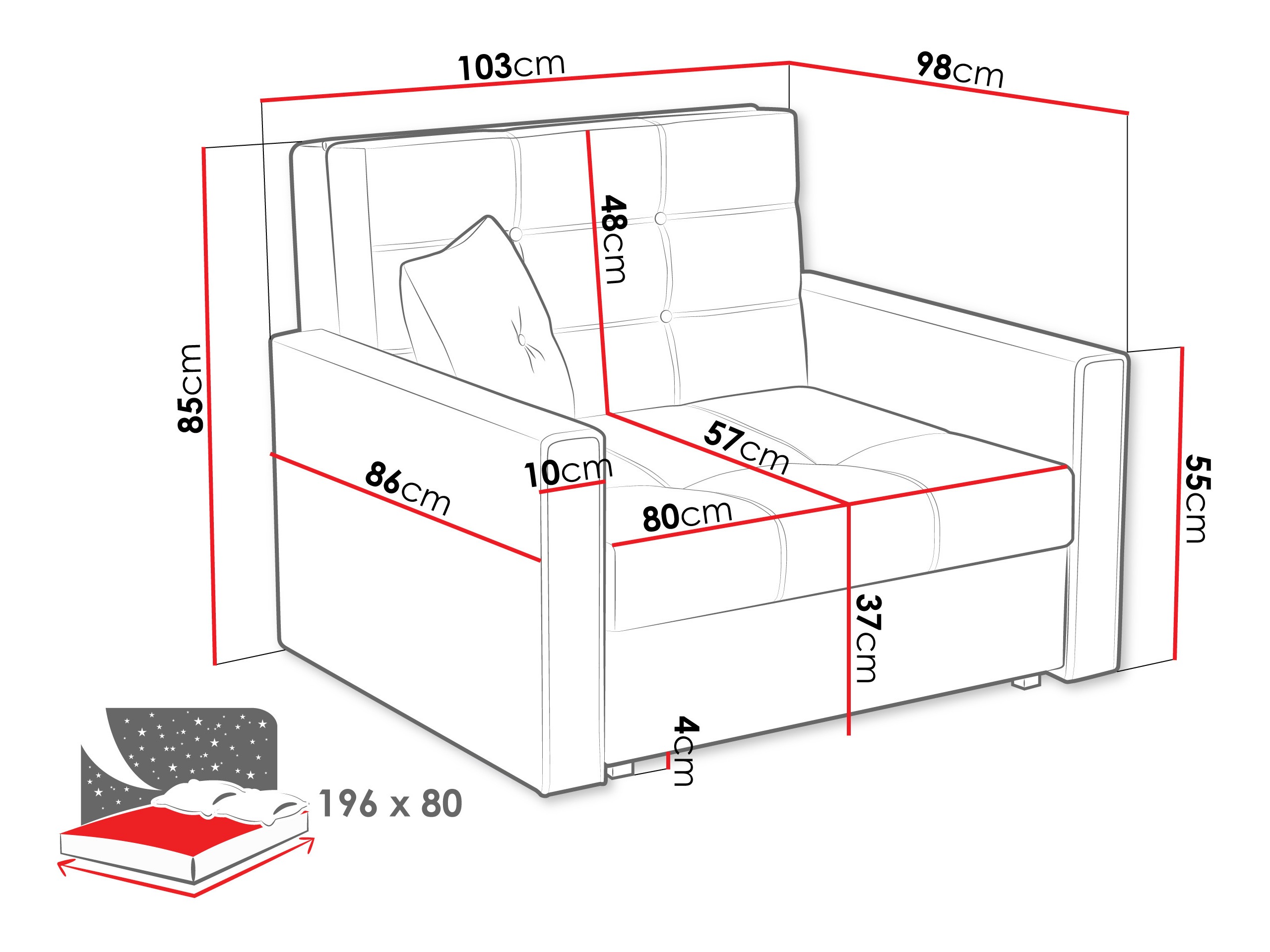 Sillón Seruna I (Nazar 225.06)