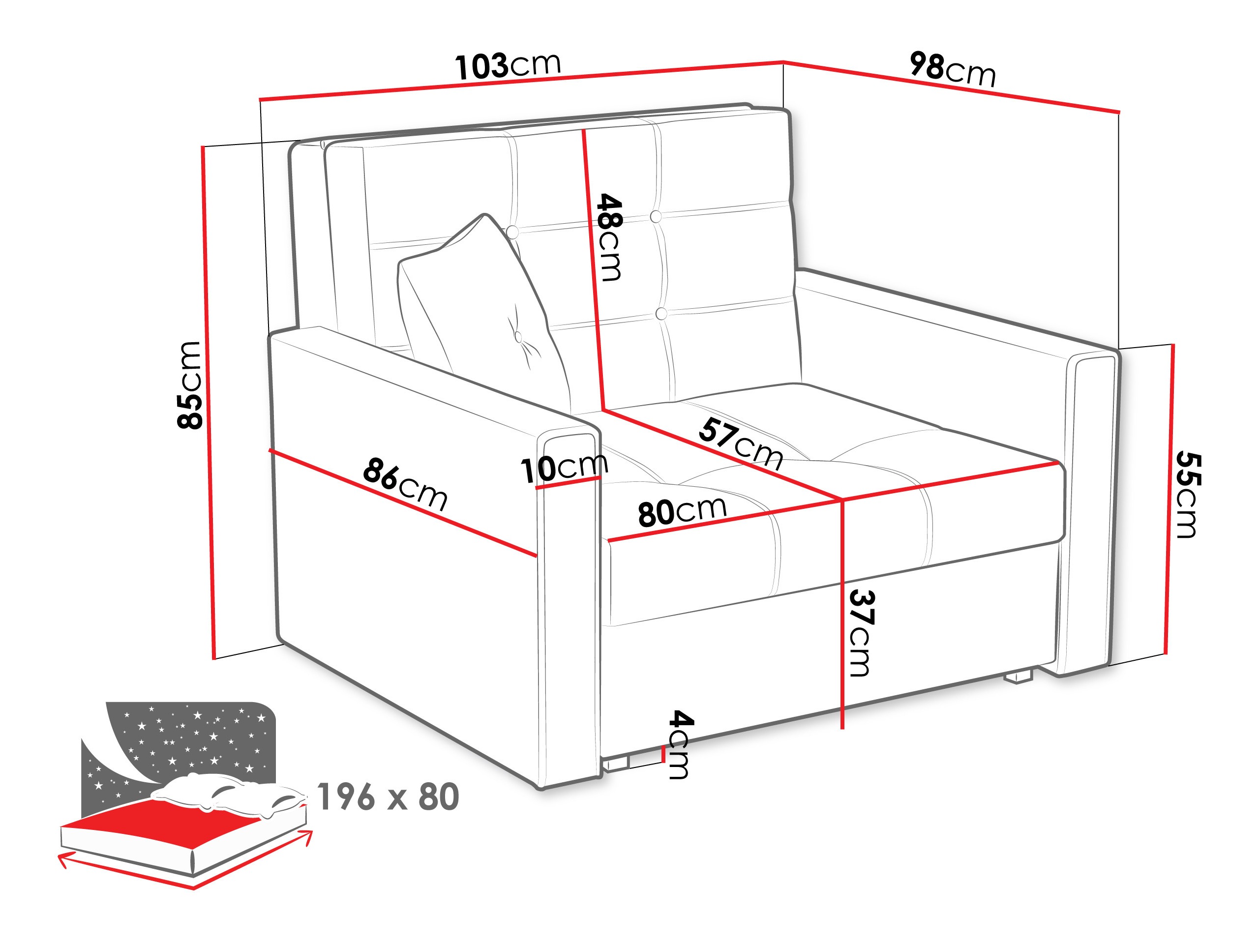 Sillón Seruna I (Tatum 279)