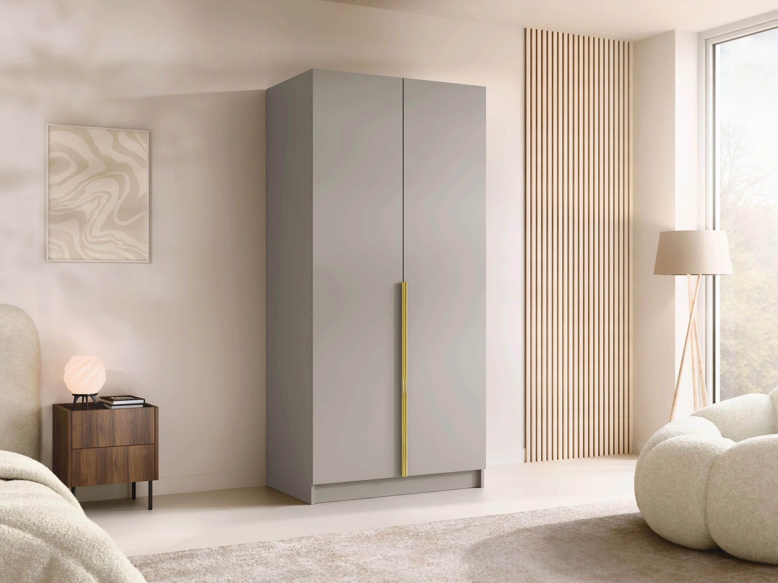 Armario Closico Staton I (Cachemira + Dorado)