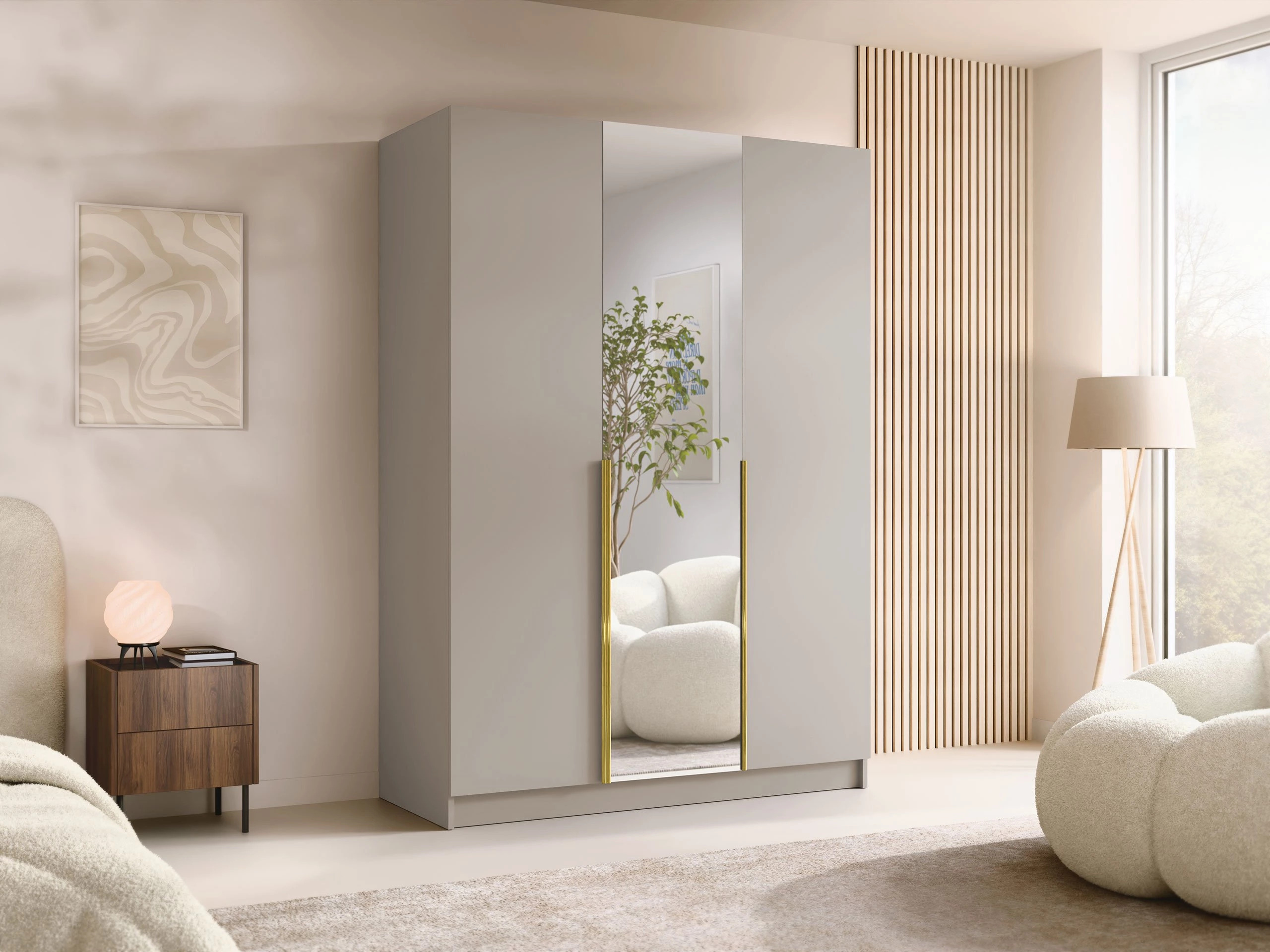 Armario Closico Decoron II (Cachemira + Dorado)