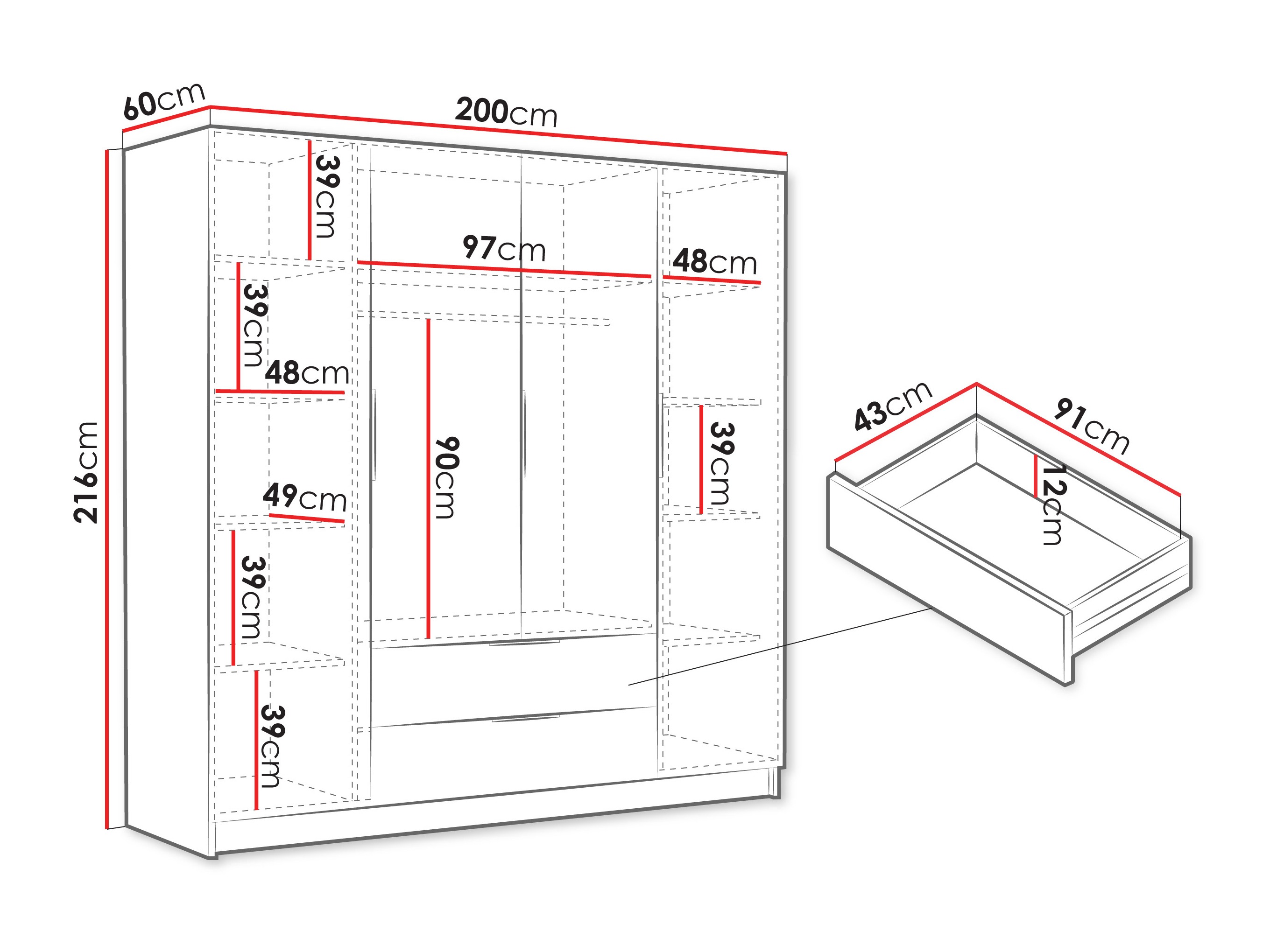 Armario Closico 202 (Cachemira)