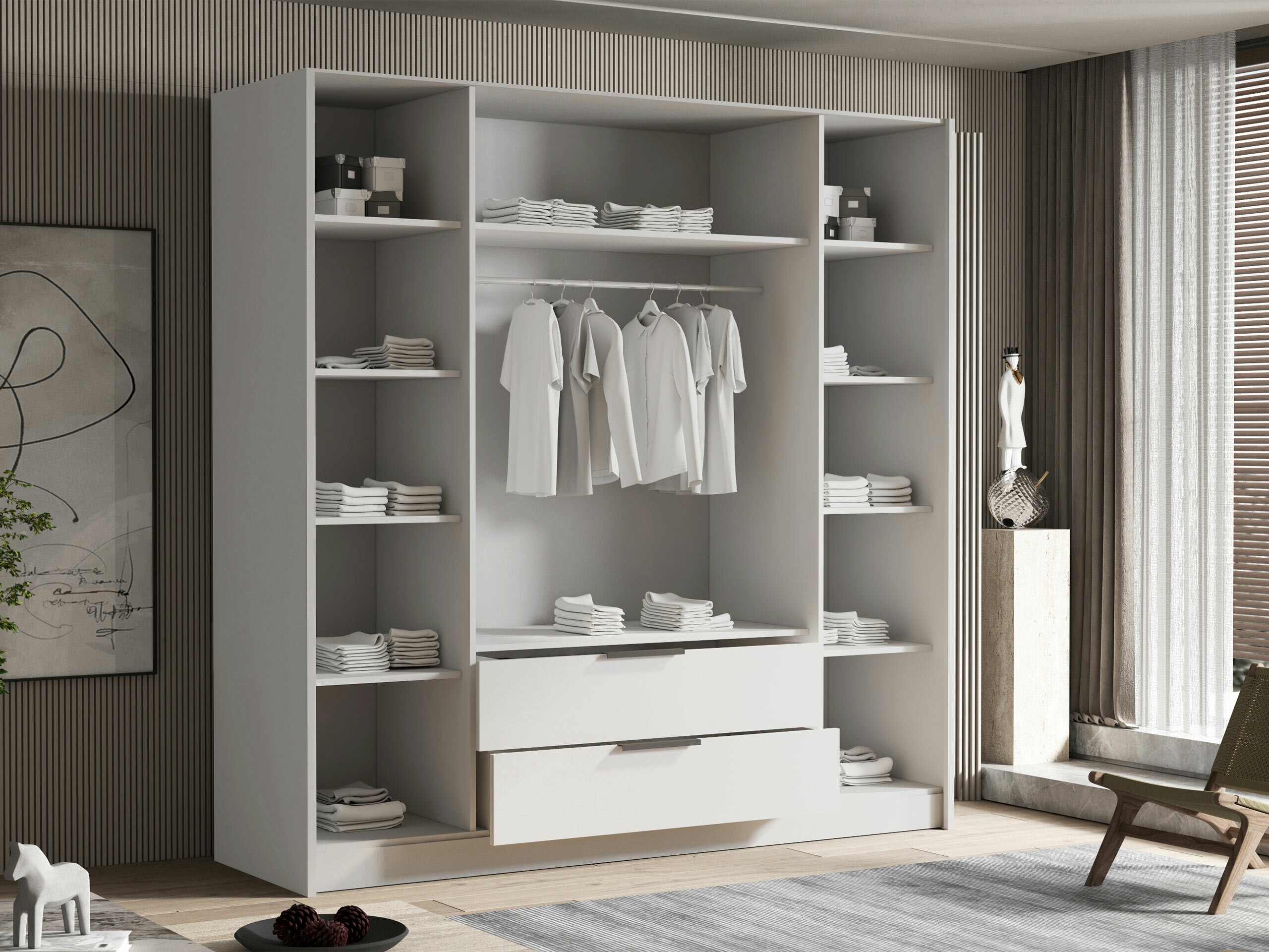 Armario Closico Cadron II (Blanco)