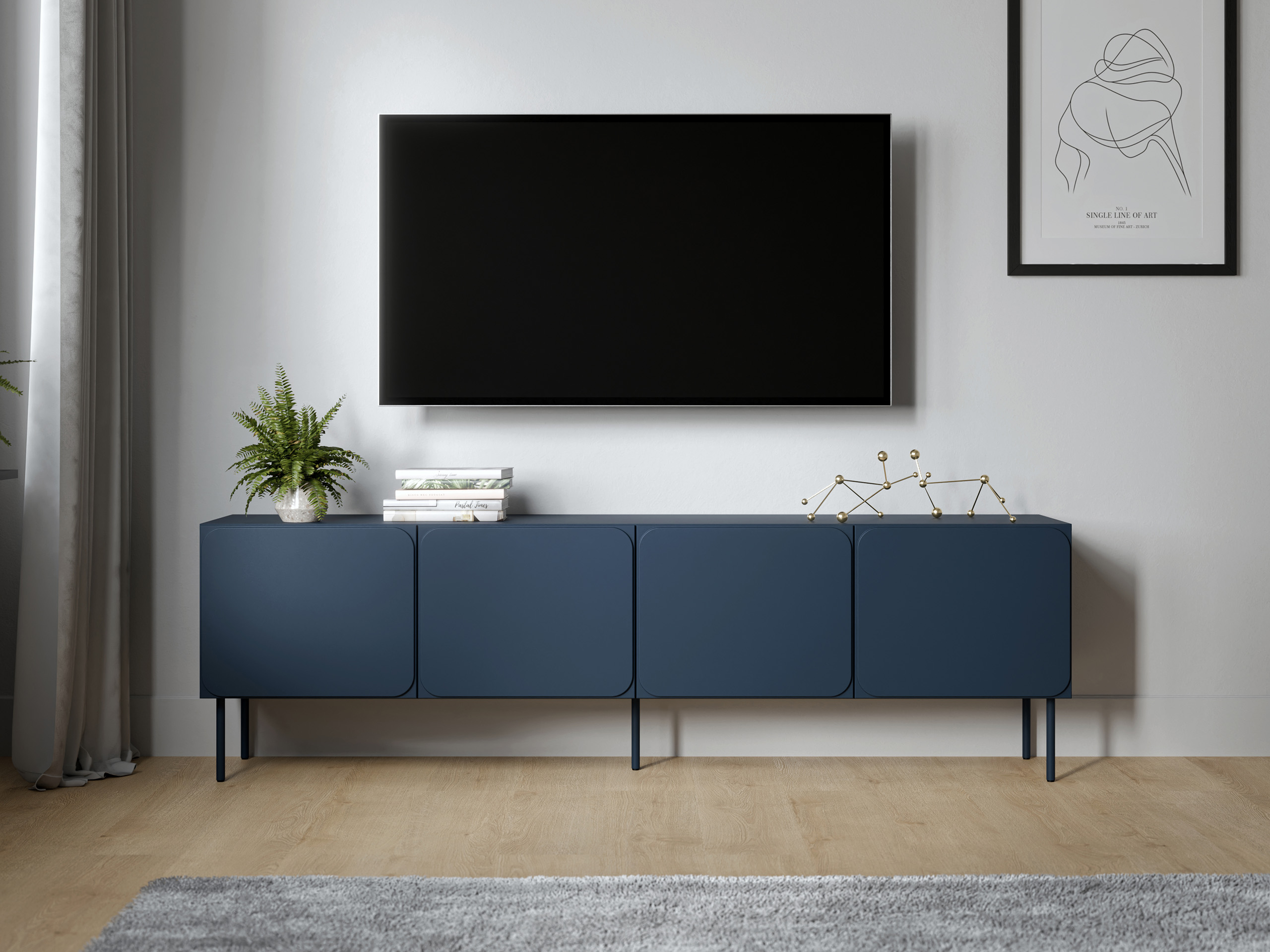 Mueble TV Fentore 101 (Índigo)