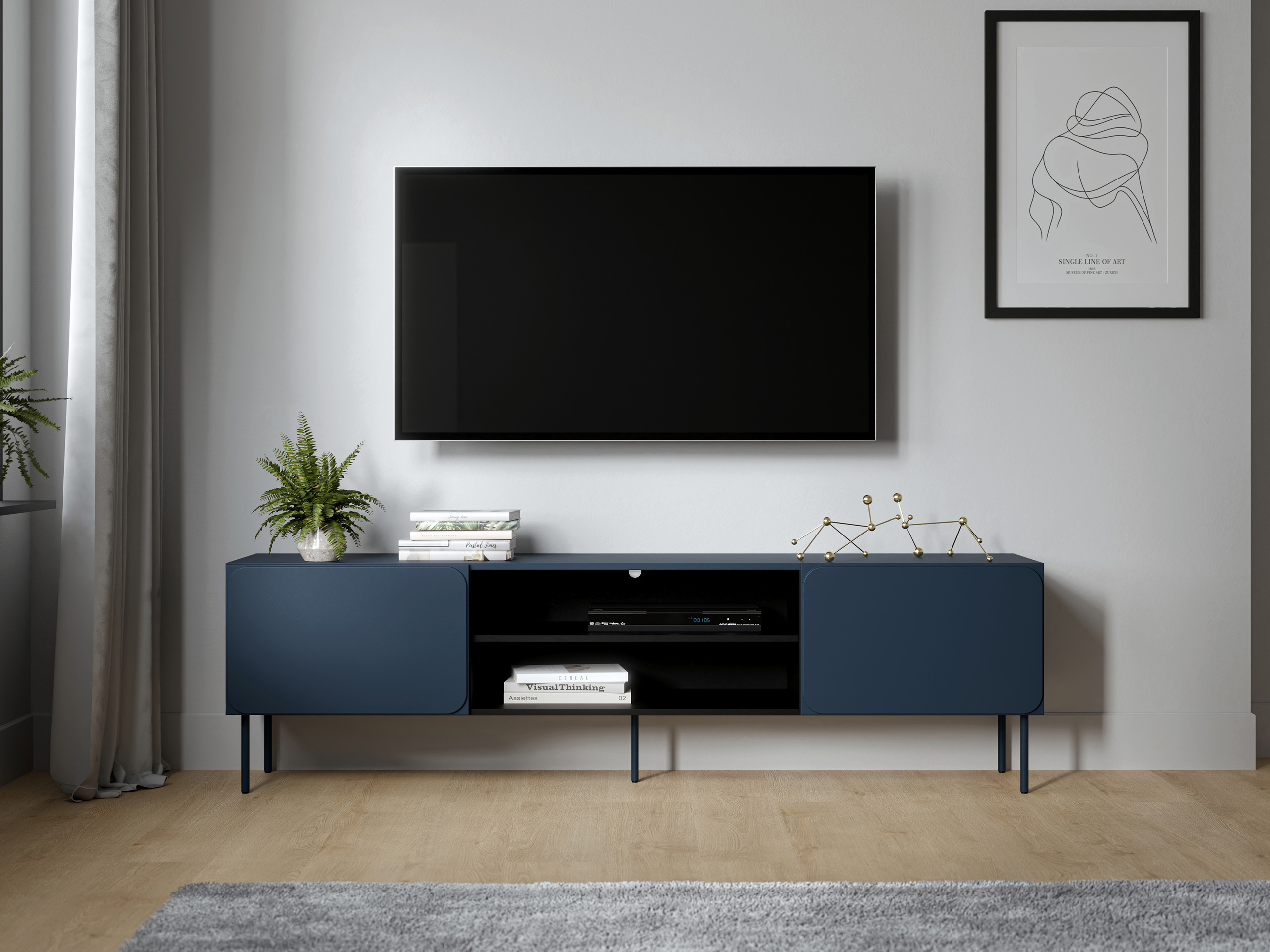 Mueble TV Fentore 102 (Índigo)