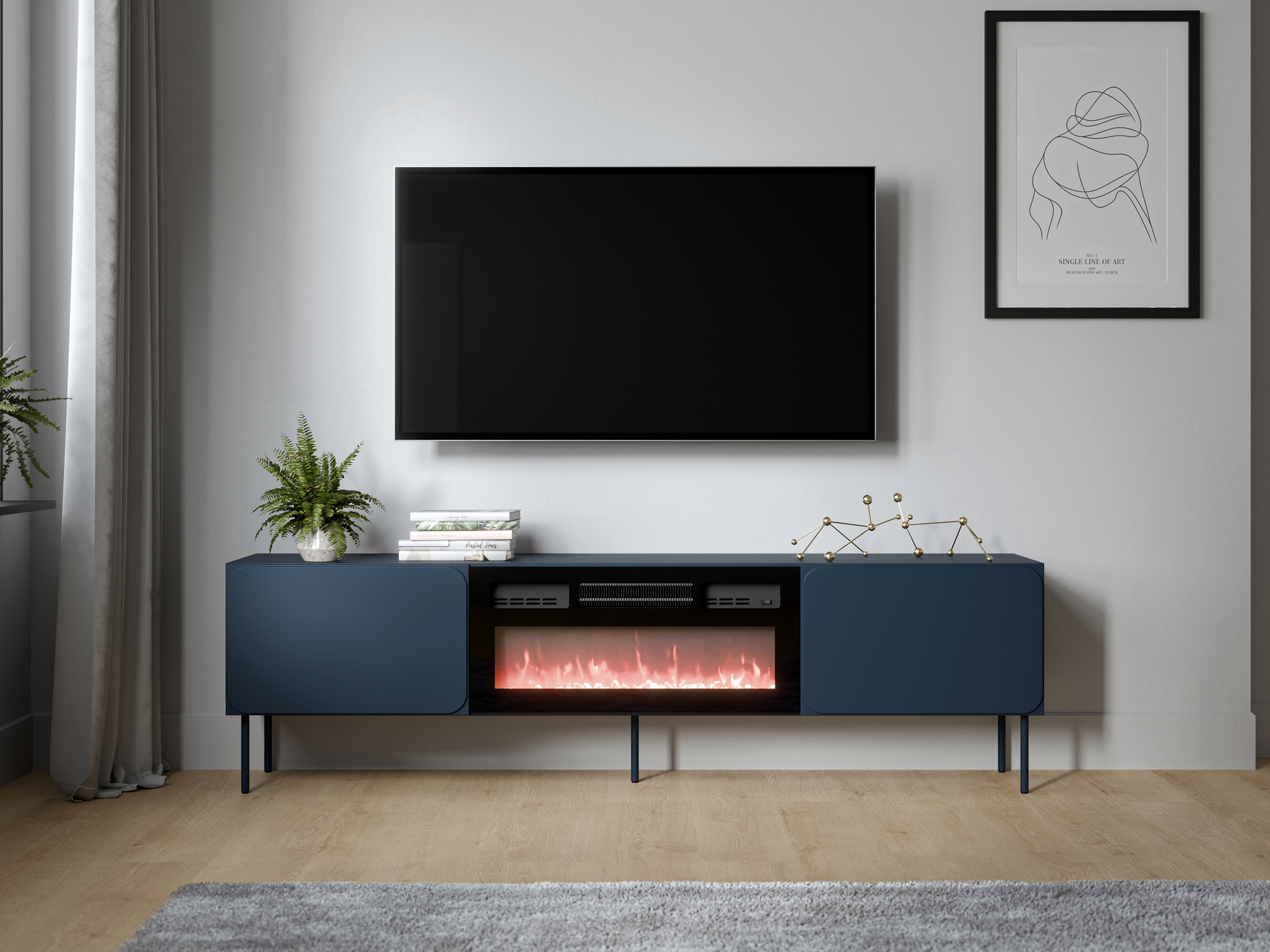 Mueble TV Fentore 104 (Índigo)