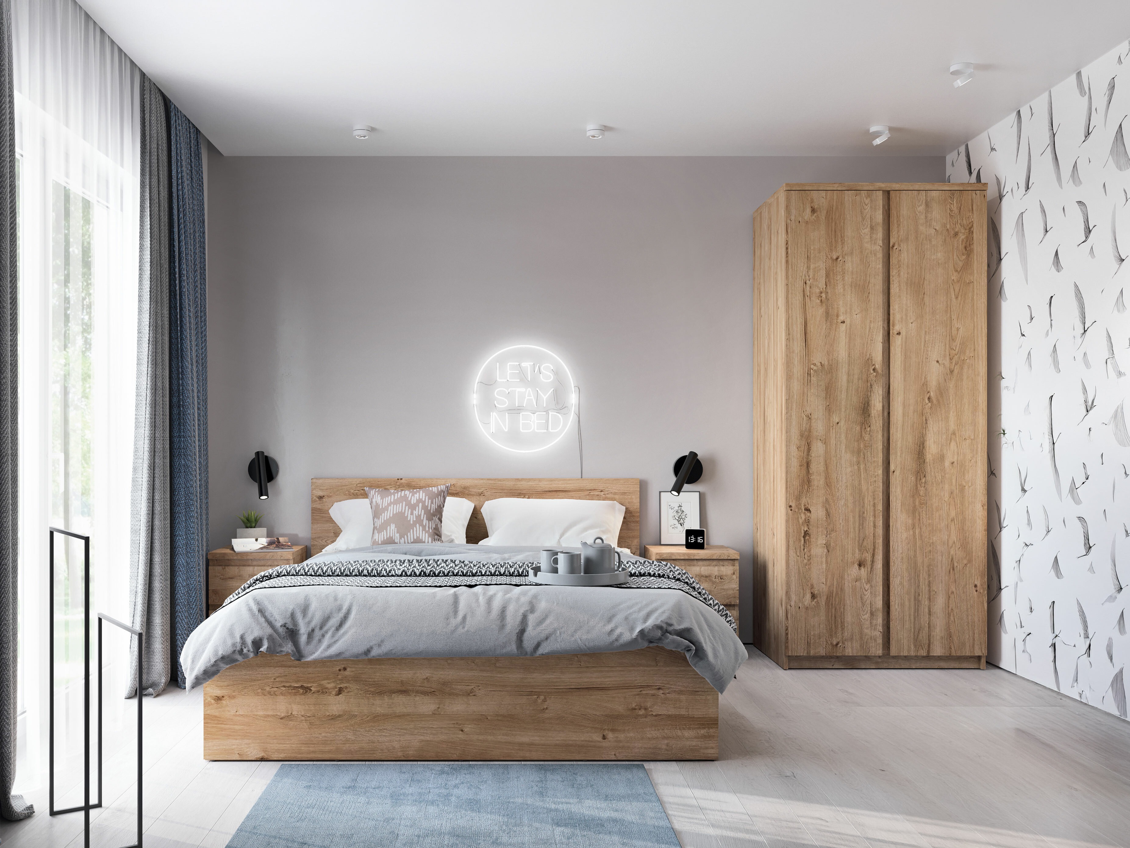 Conjunto de dormitorio Merfere 124