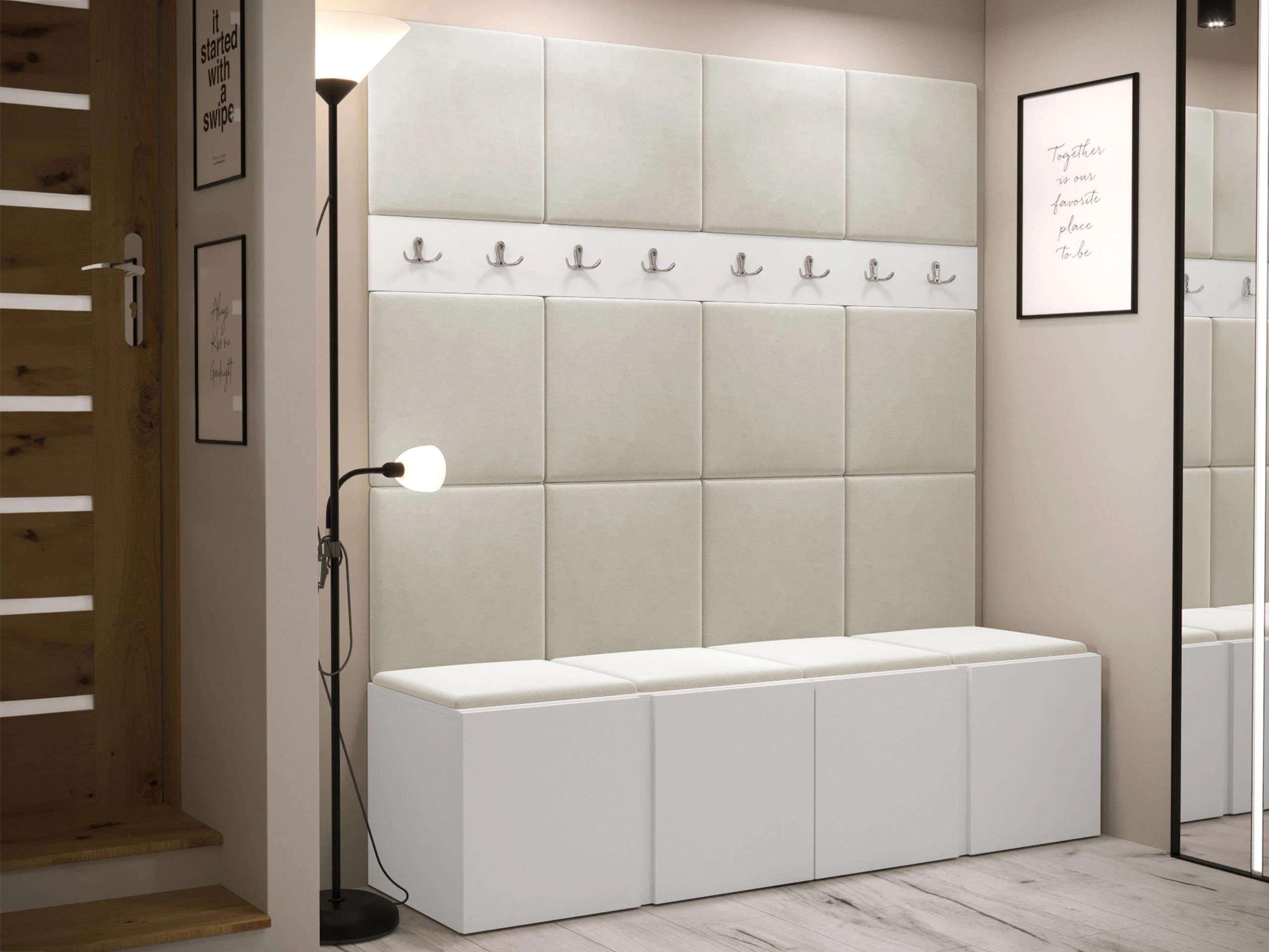 Conjunto para recibidor Hartford 268 (Manila 02)