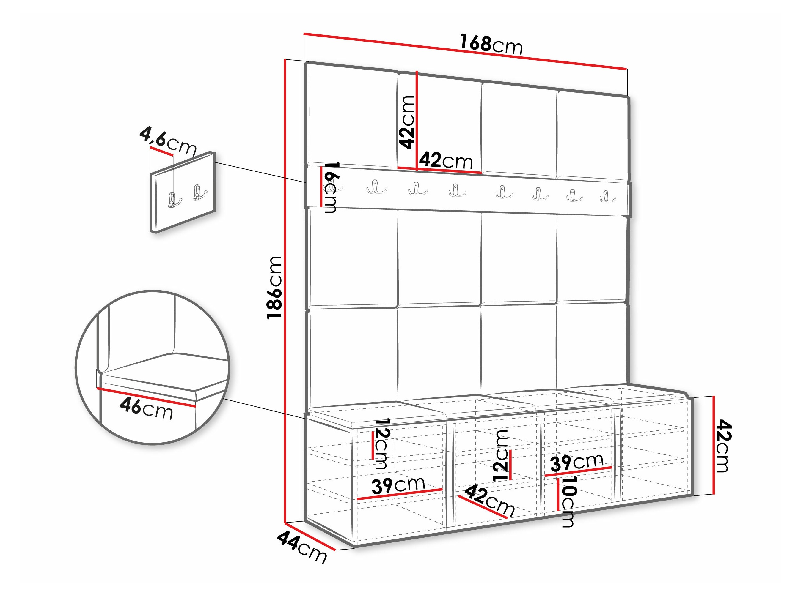 Conjunto para recibidor Pinis V (Manila 02)