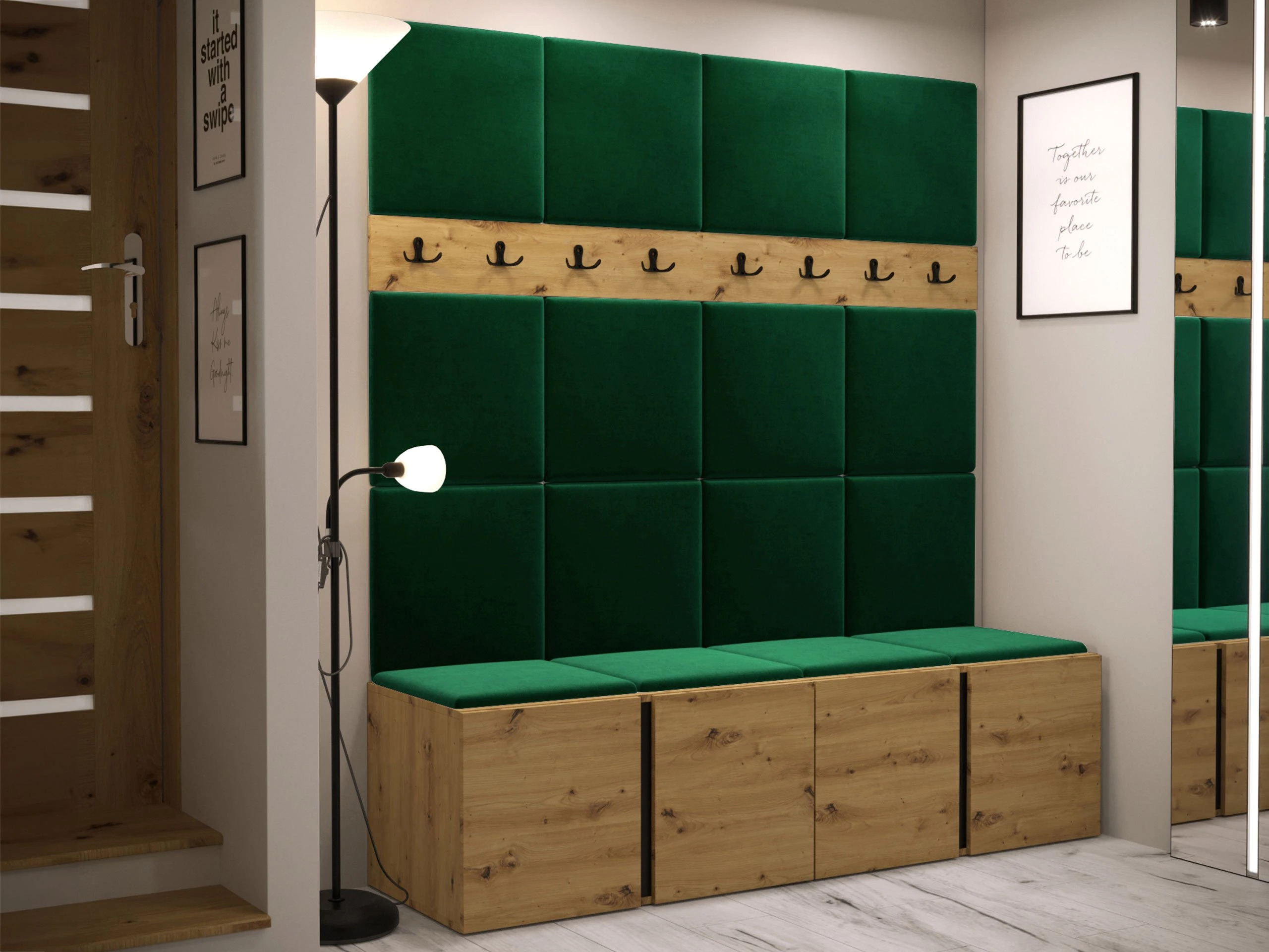 Conjunto para recibidor Pinis V (Manila 35)