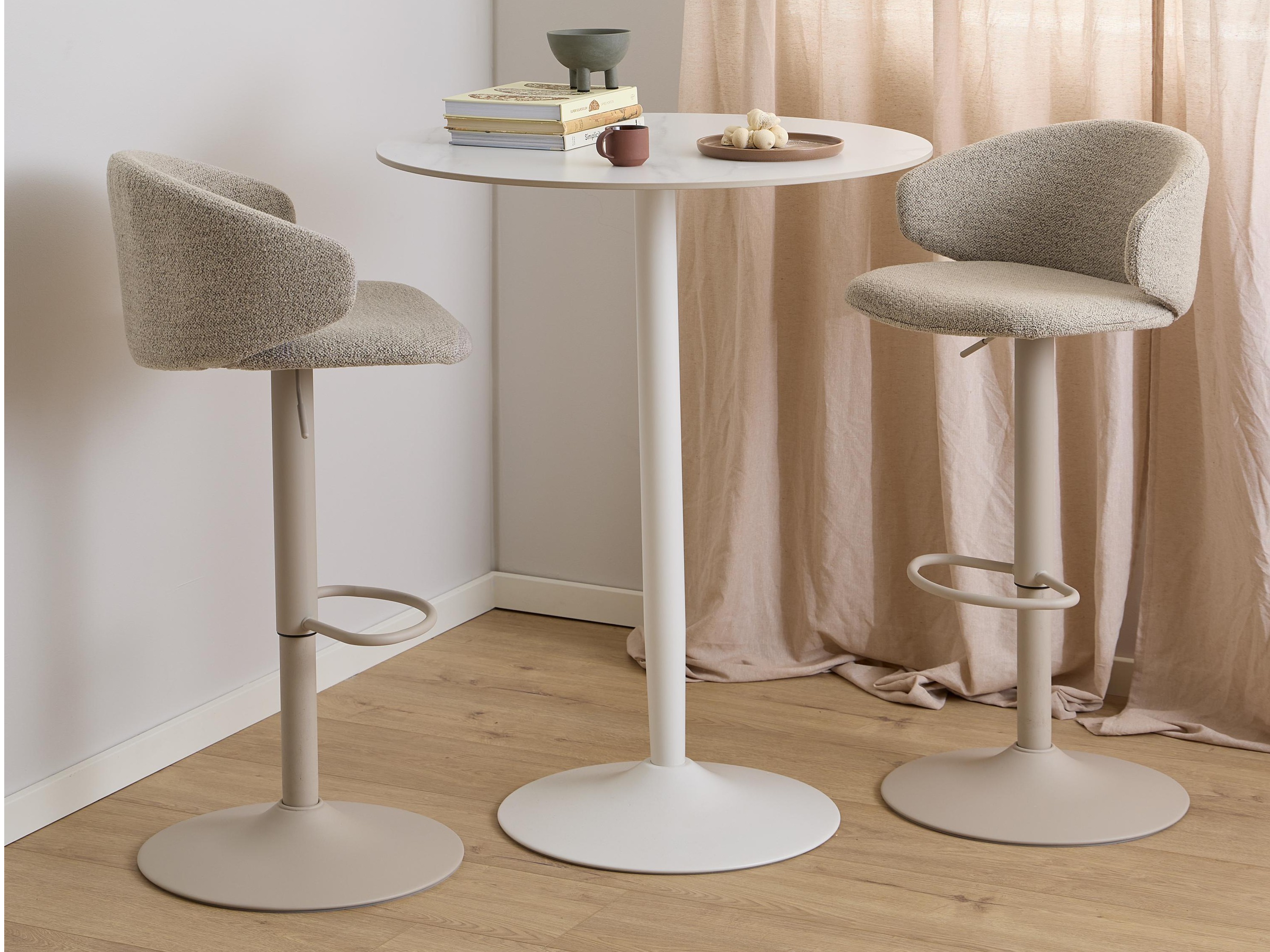 Mesa de bar Norsica 863 (Mármol blanco)