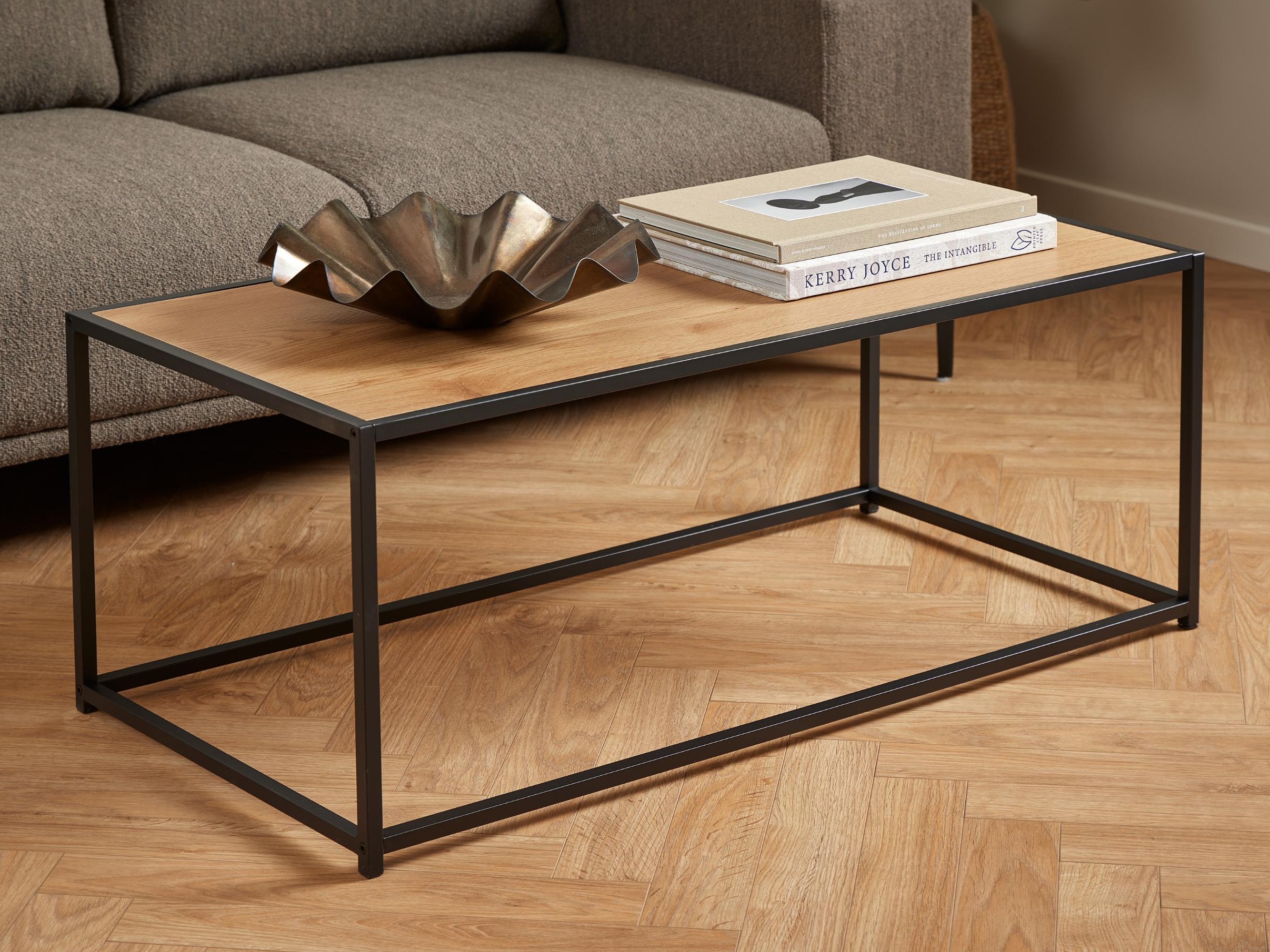 Mesa de centro Norsica Sevferi 147 (Roble salvaje + Negro)