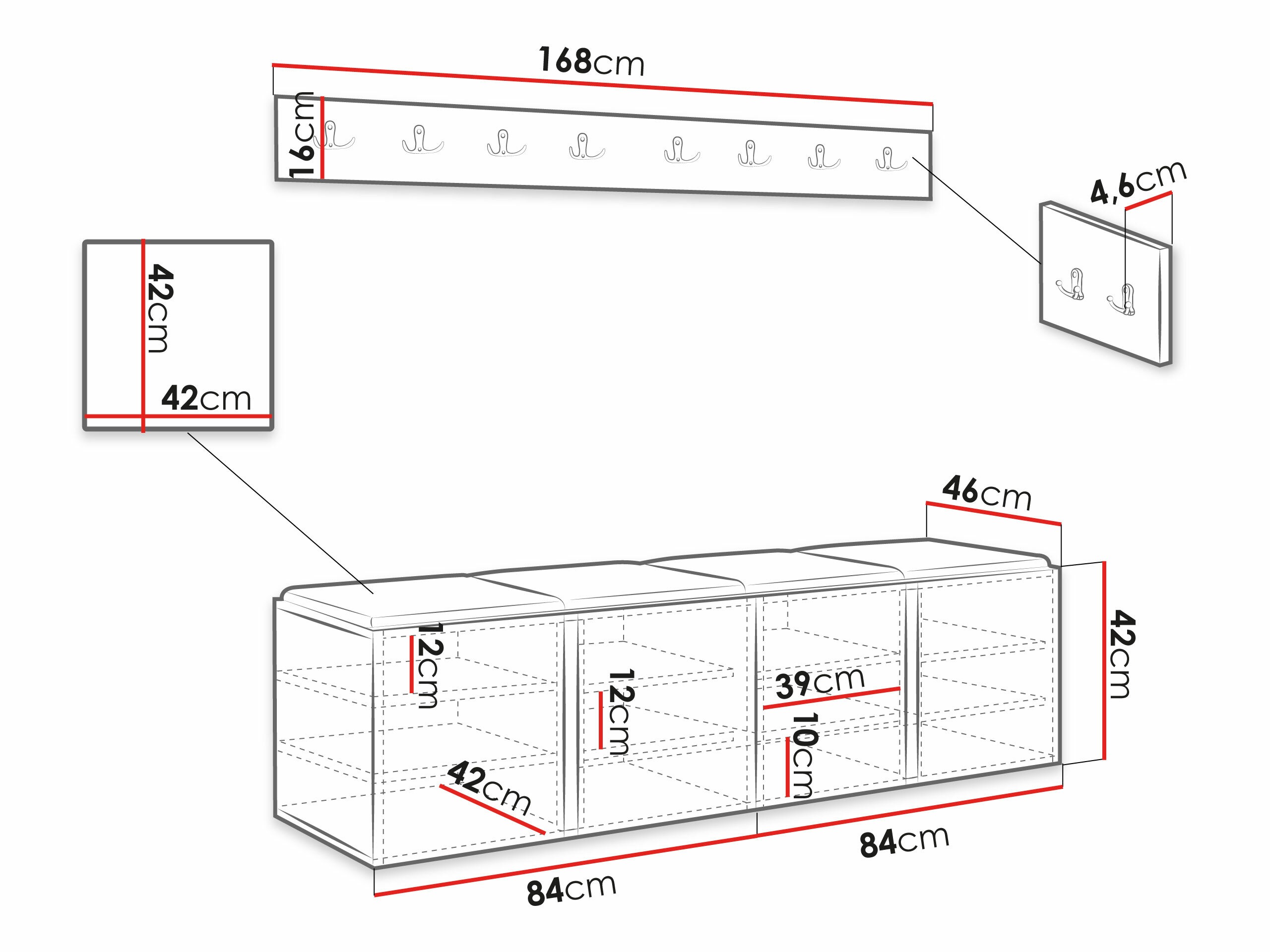 Conjunto para recibidor Pinis VII (Manila 02)