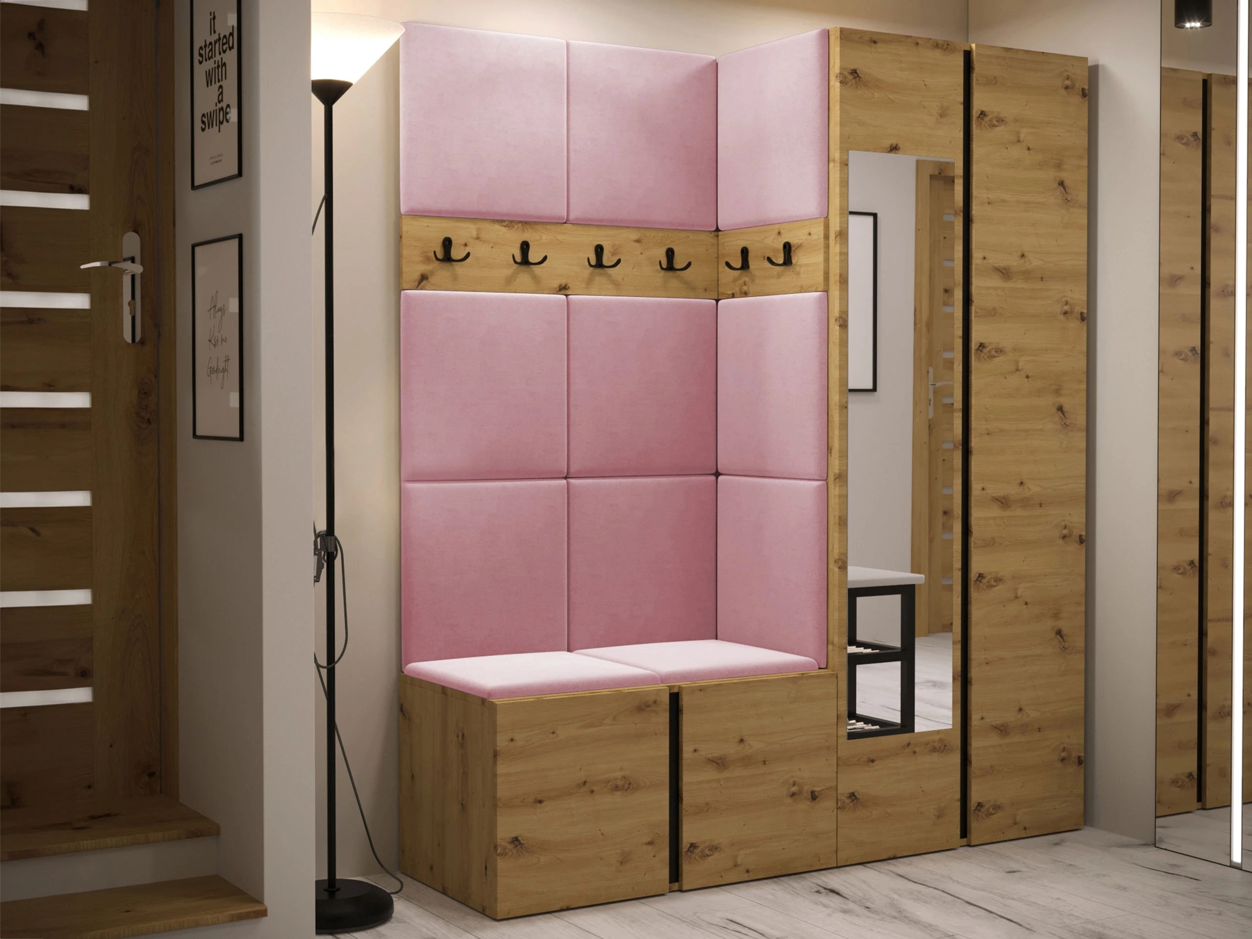 Conjunto para recibidor Pinis X (Manila 09)