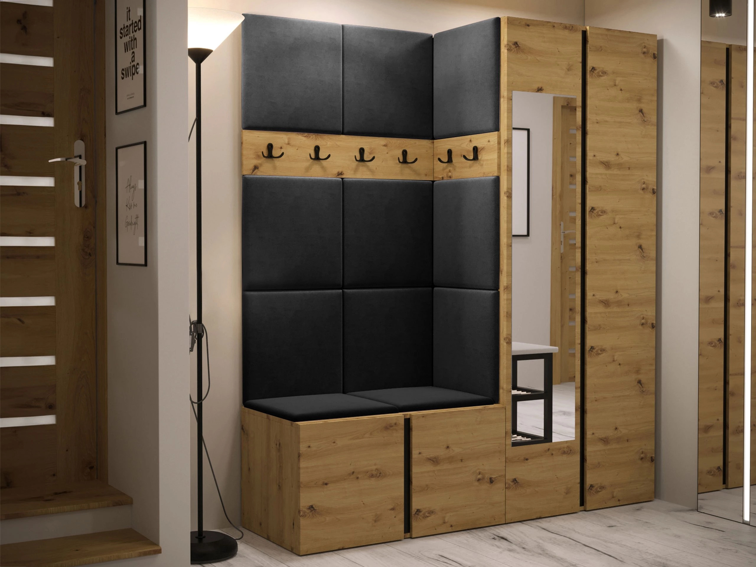 Conjunto para recibidor Pinis X (Manila 18)