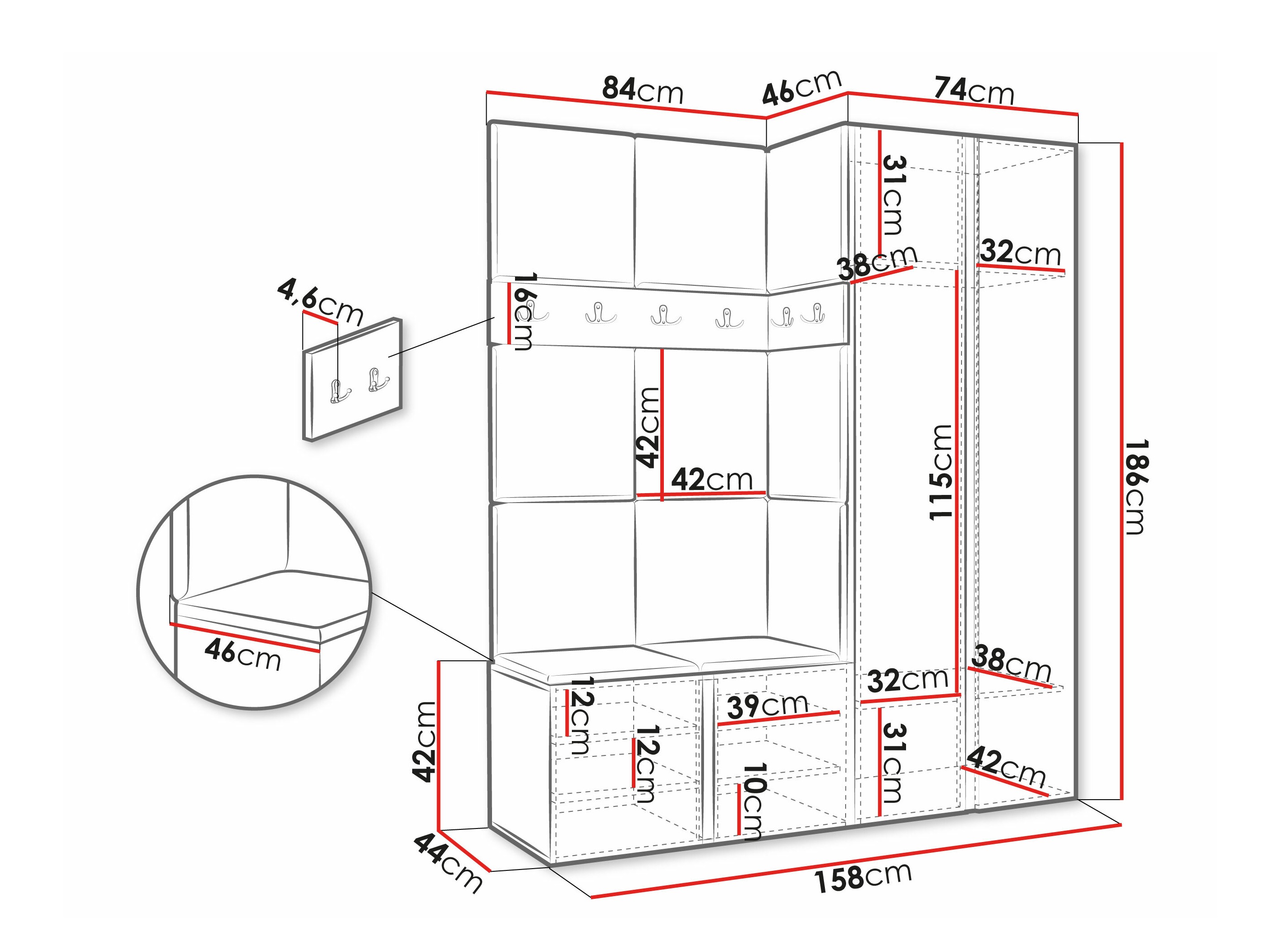 Conjunto para recibidor Pinis X (Manila 02)
