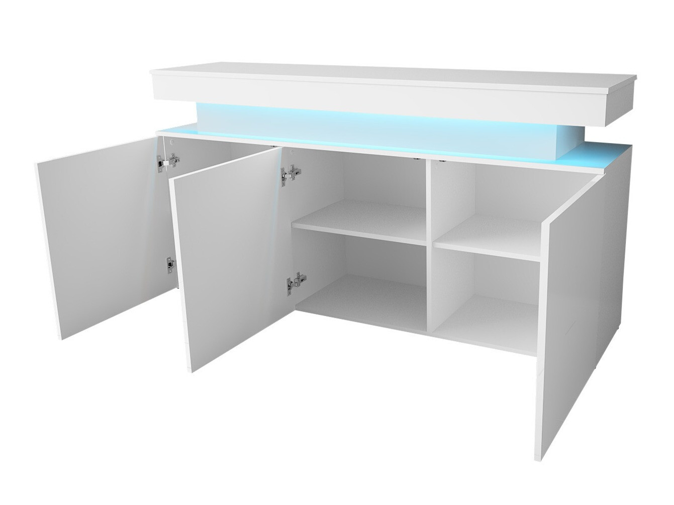 Conjunto de salón Monfero I (Negro + Negro brillante)