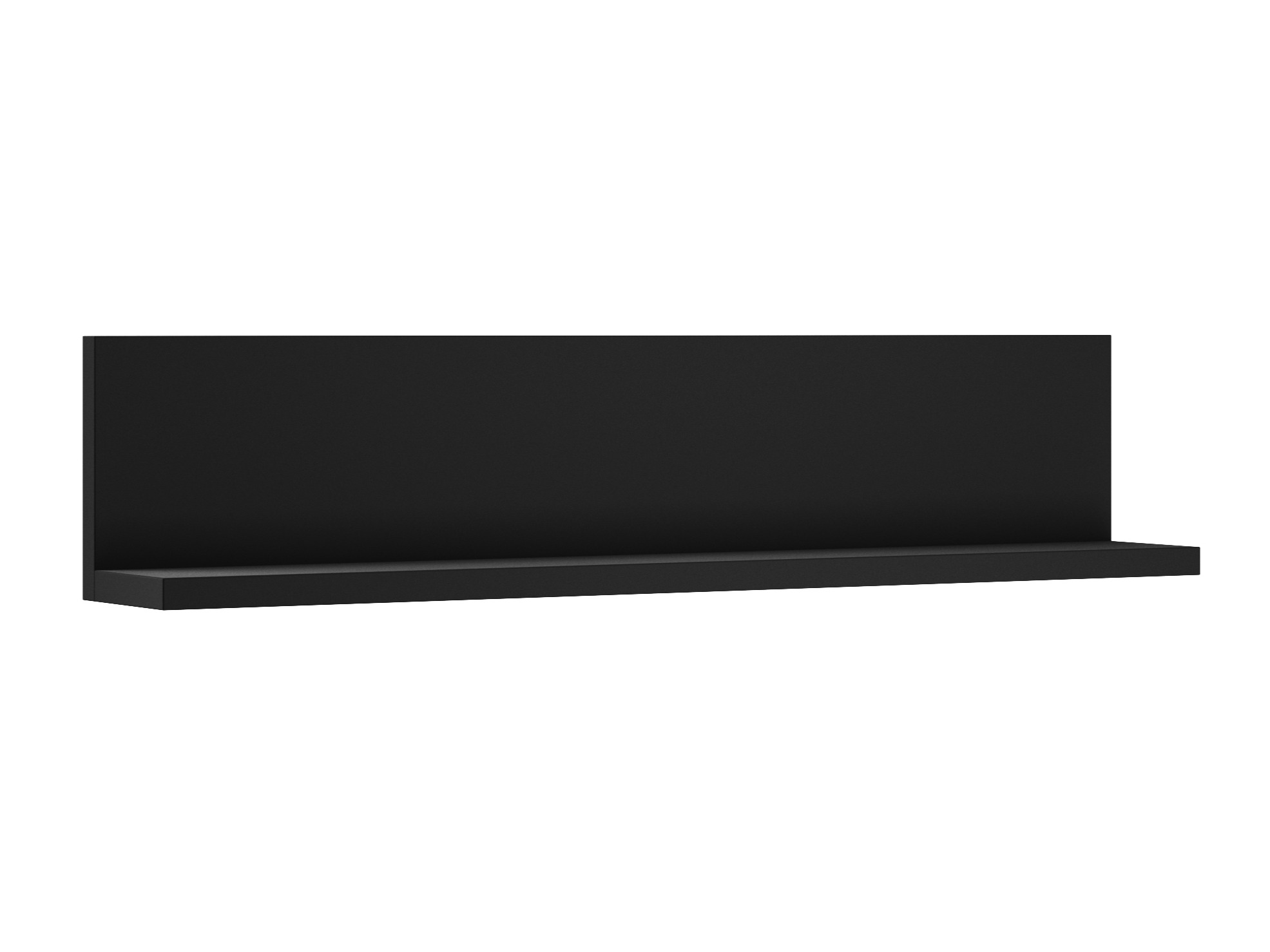 Estantería de pared Lutiva 102 (Negro mate)