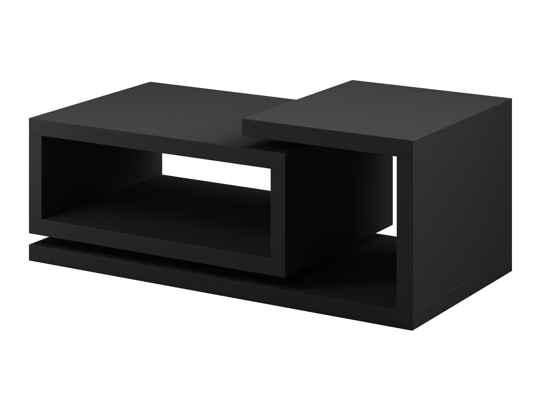Mesa de centro Lutiva 104 (Negro mate)
