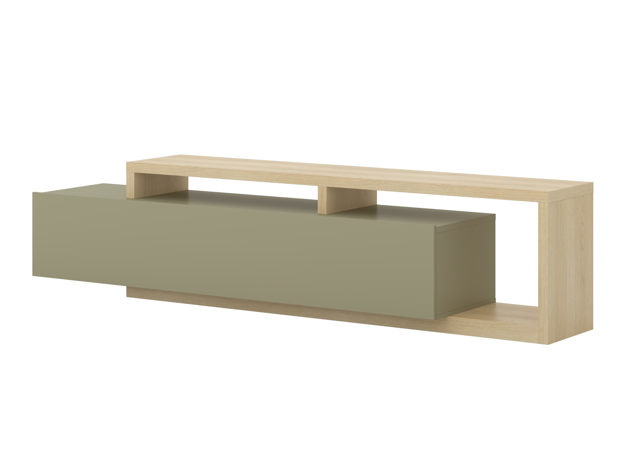 Mueble TV Lutiva 103 (Eucalipto + Roble)