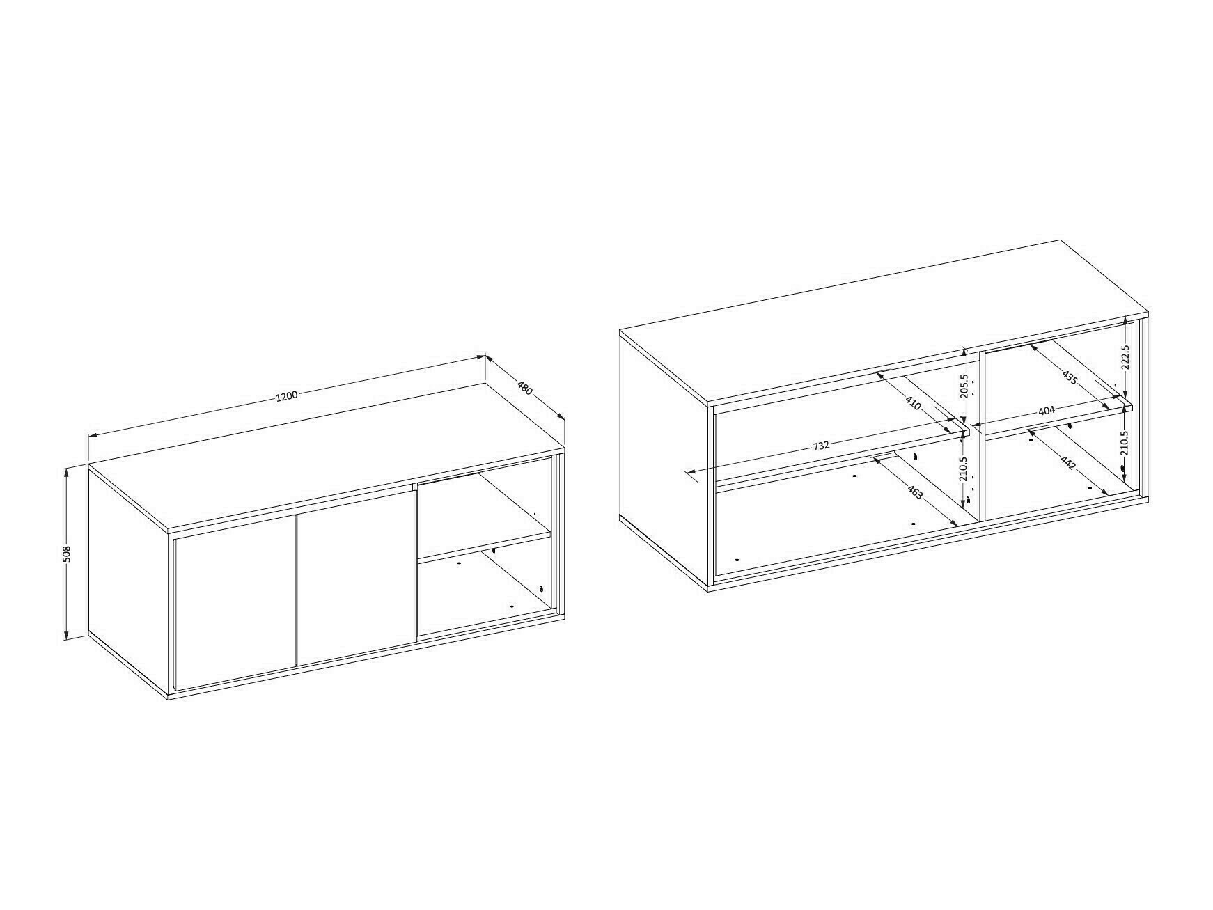 Conjunto de mueble de baño Tecavu 106