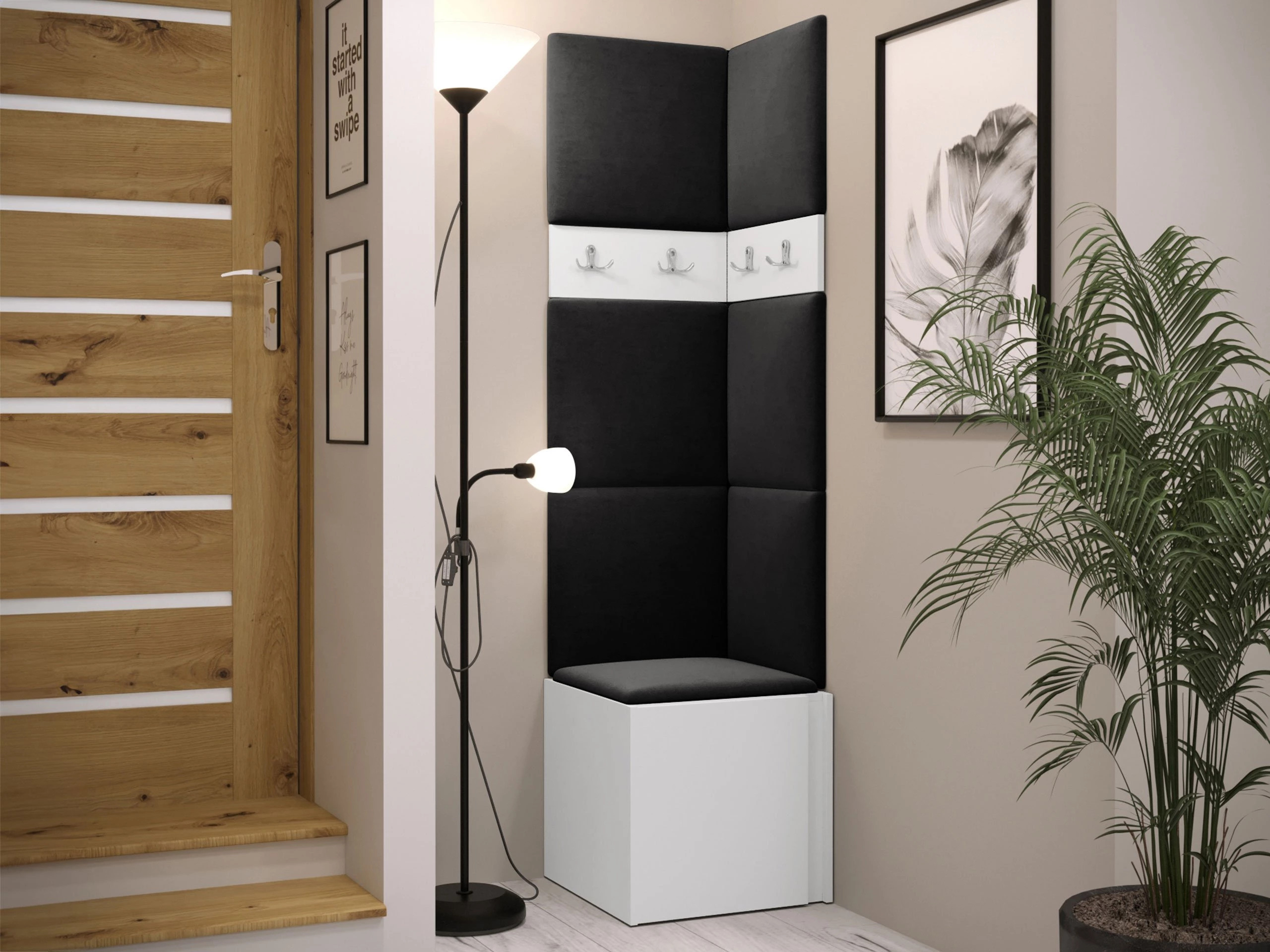 Conjunto para recibidor Pinis XXI (Blanco)